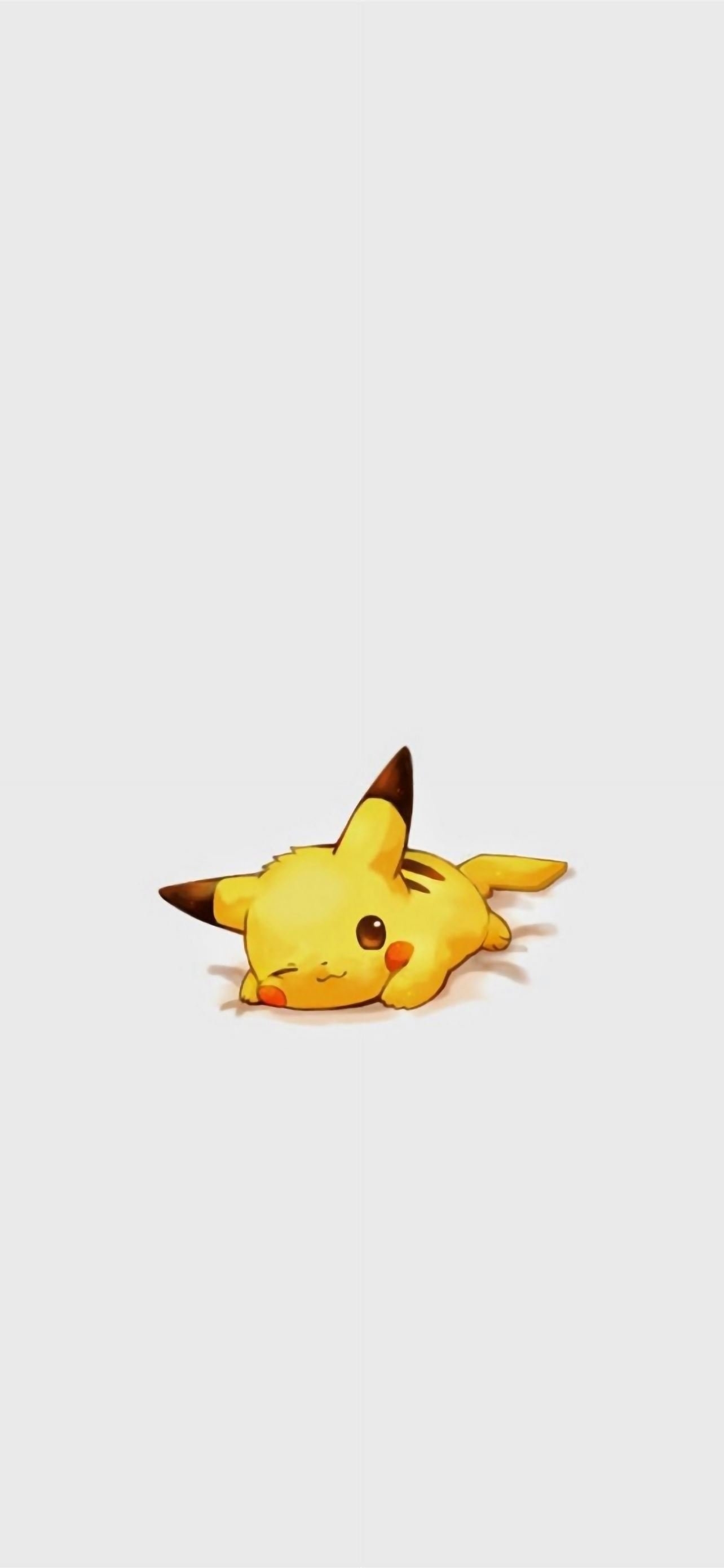 1290x2780 Cute Pikachu Pokemon Character iPhone Wallpaper Free Download, Phone