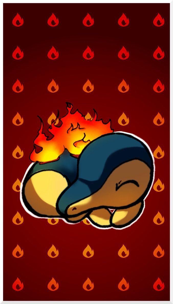 680x1190 Cyndaquil Wallpaper, Phone