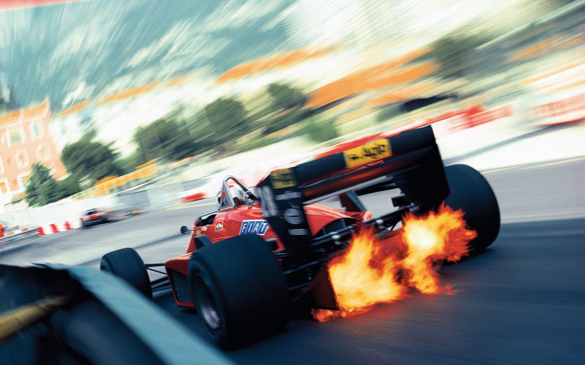 2000x1250 This Flaming Ferrari F1 Car Is Your New Desktop Wallpaper, Desktop