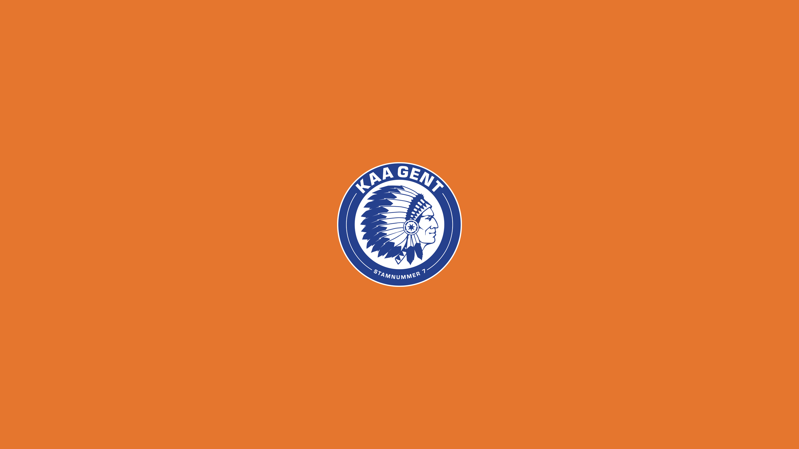 2560x1440 Emblem Logo Soccer K.A.A. Gent Sports, Desktop