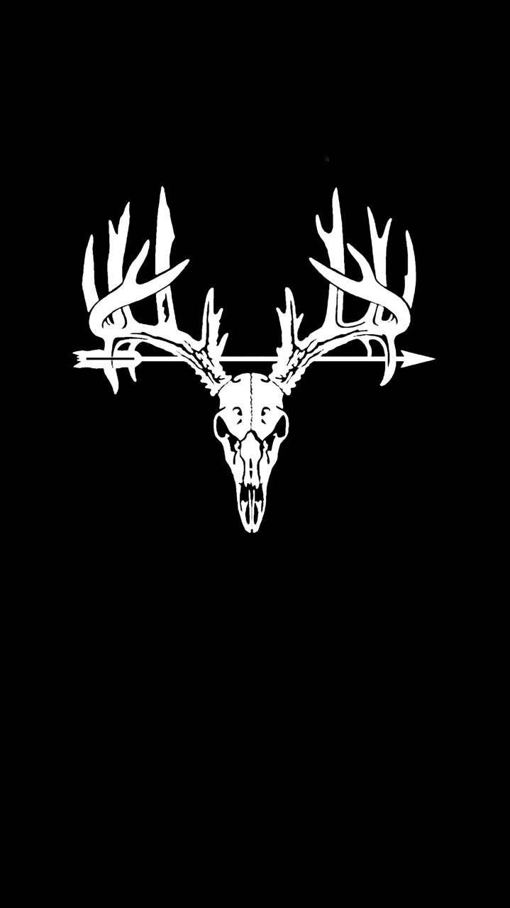 720x1280 Deer skull wallpaper, Phone