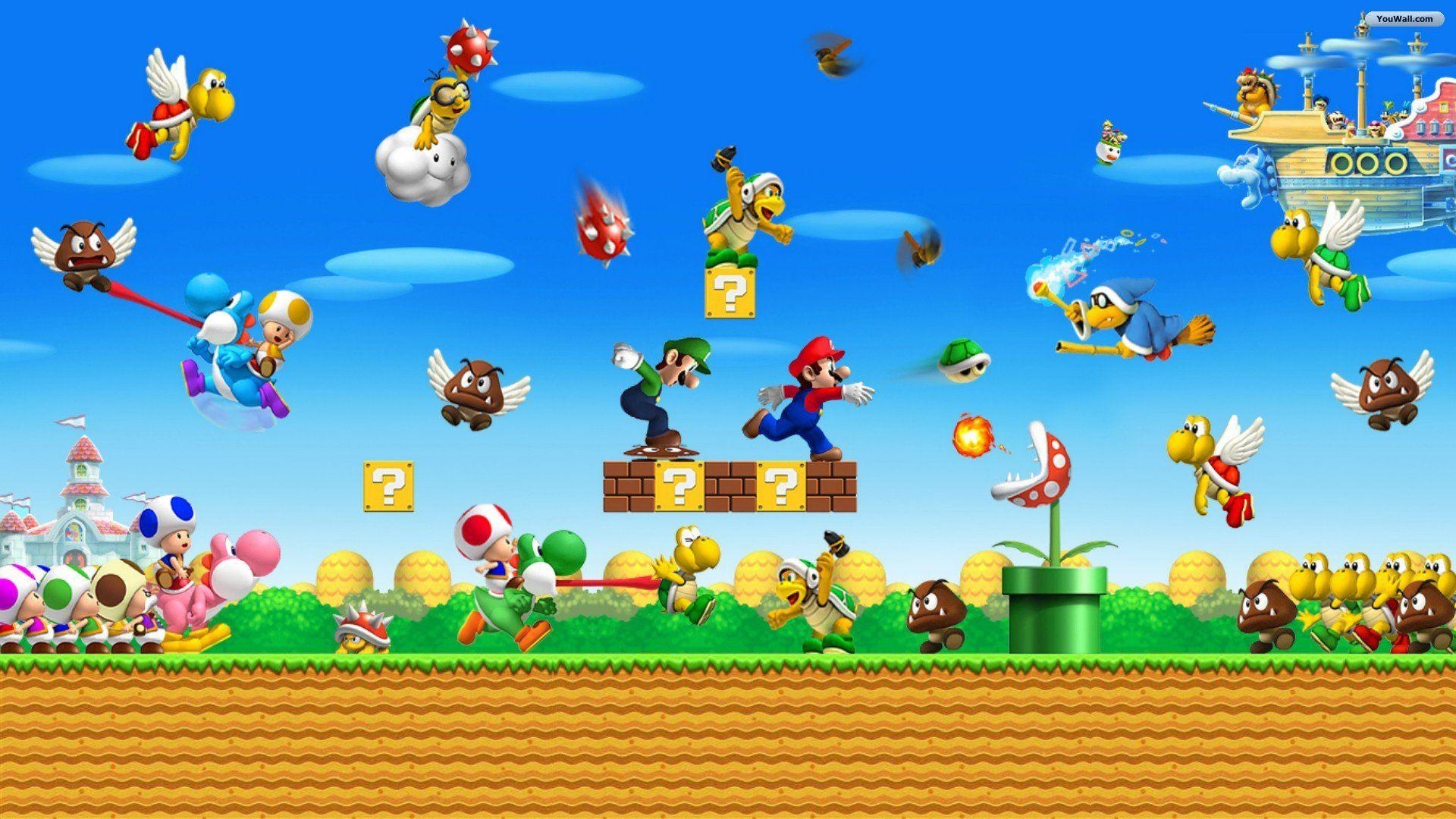 1920x1080 Mario Wallpaper Free Mario Background, Desktop