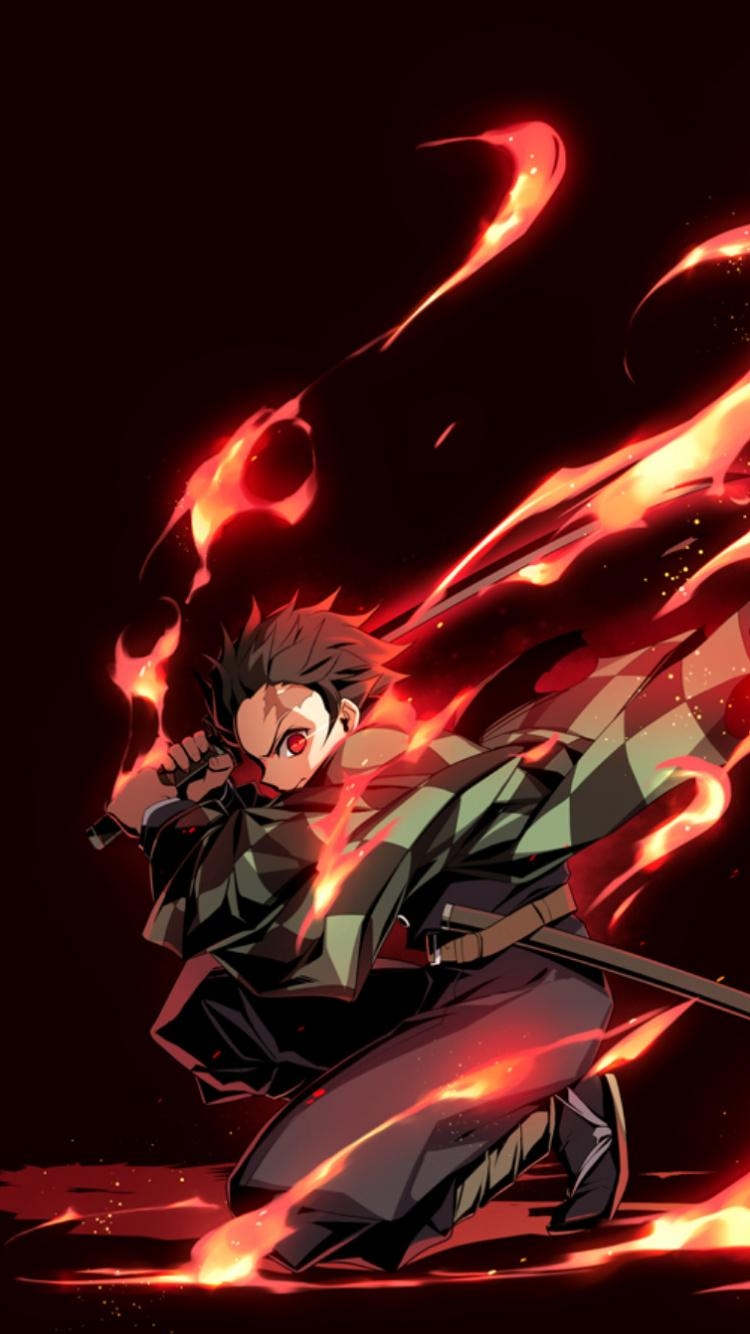 750x1340 Demon Slayer Phone Wallpaper Free Demon Slayer Phone Background, Phone