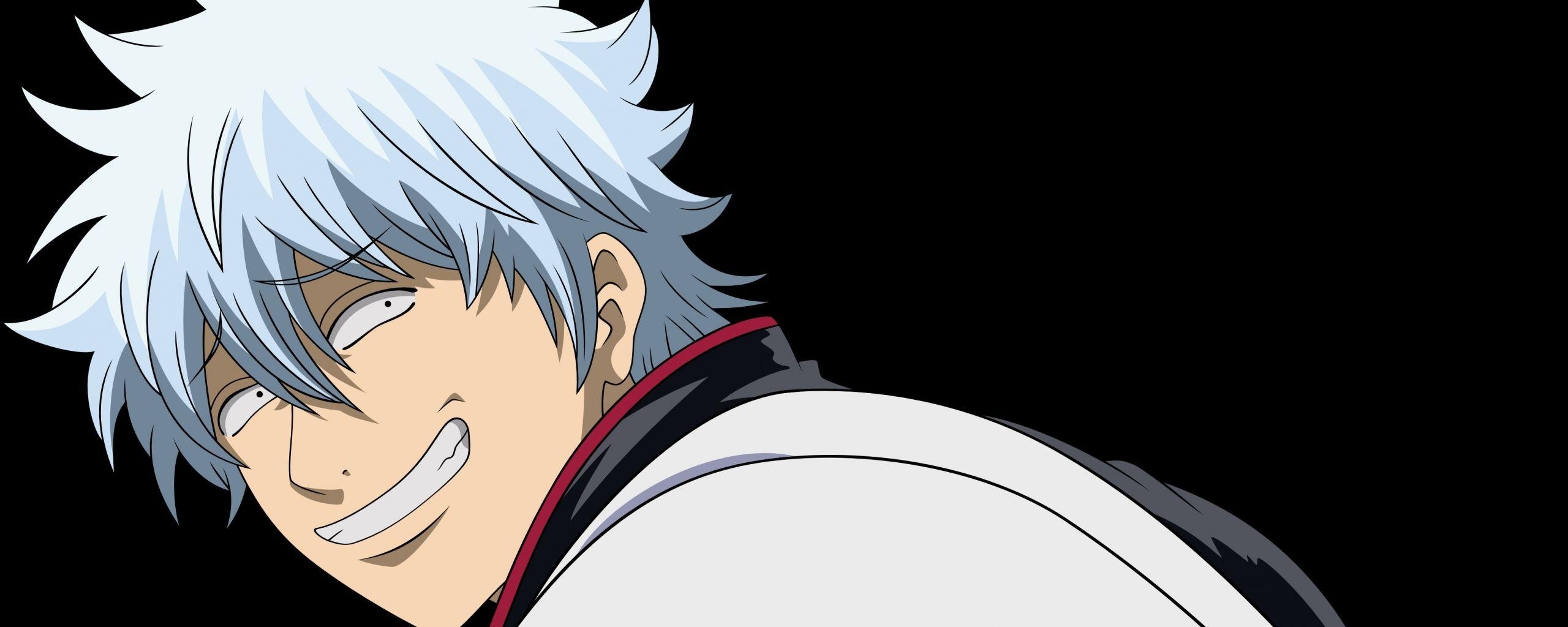 2560x1030 Download Wallpaper  Gintama, Gintoki sakata, Art Dual, Dual Screen