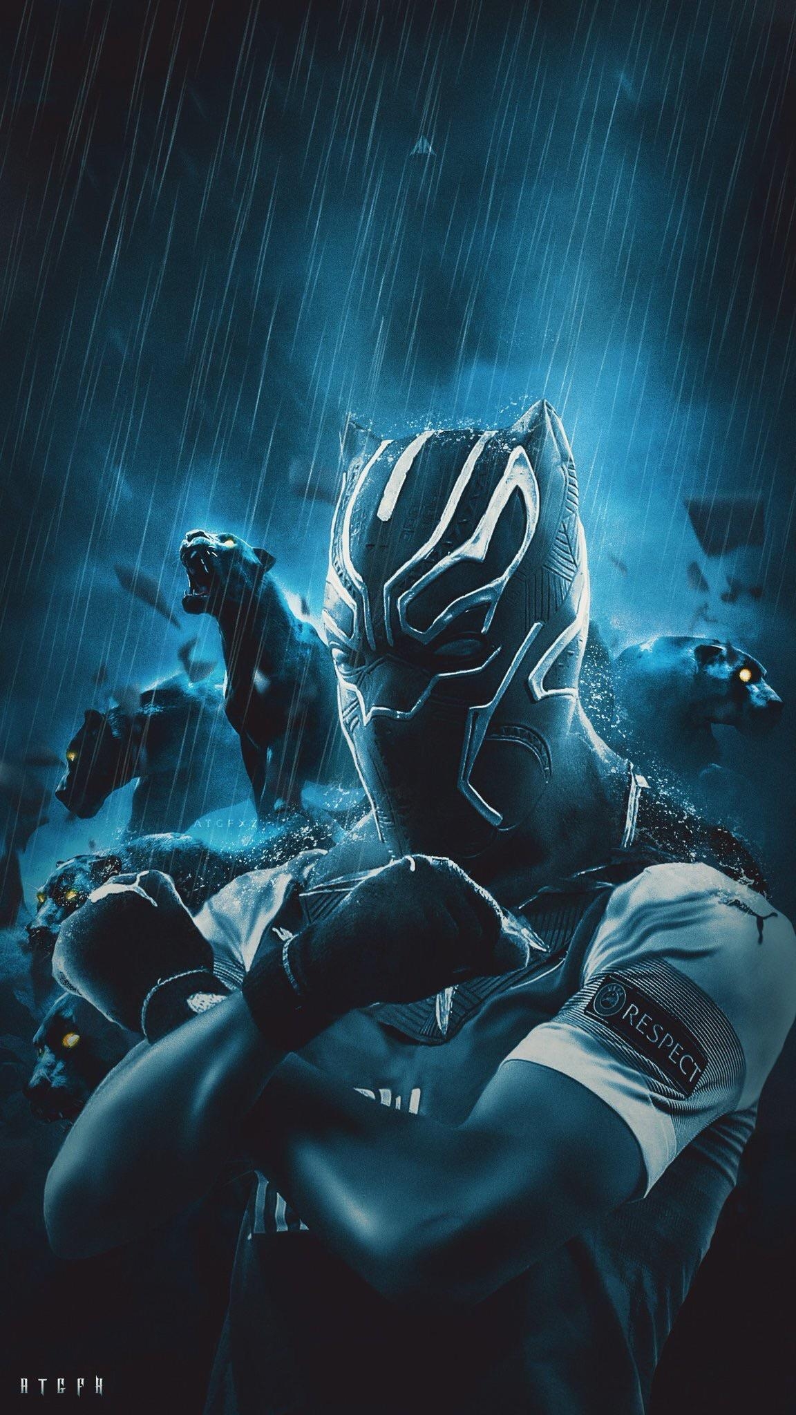 1160x2050 Aubameyang Black Panther Wallpaper Wallpaper Black, Phone