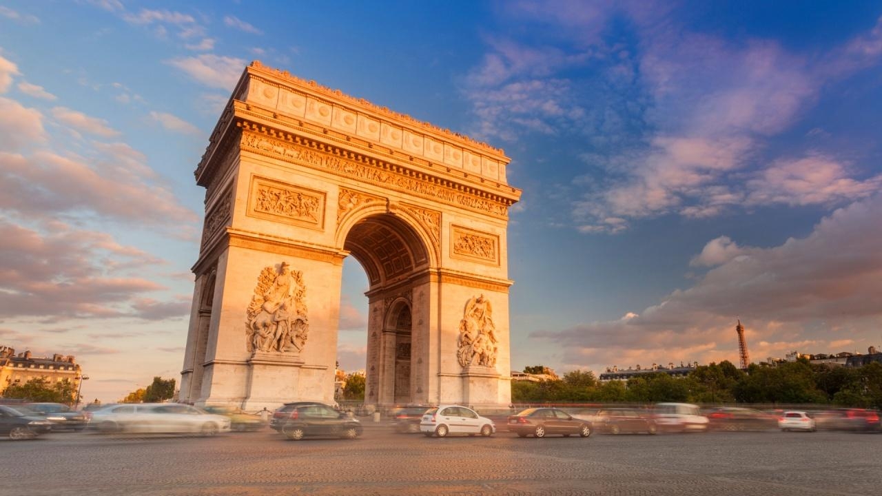 1280x720 Arc De Triomphe Paris Wallpaper, Desktop