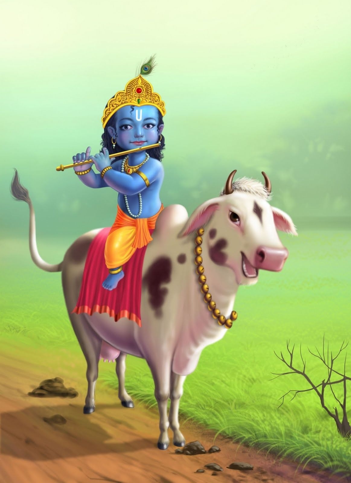 1170x1600 Vrouw en fluitinstrument. Krishna art, Lord krishna wallpaper, Baby krishna, Phone