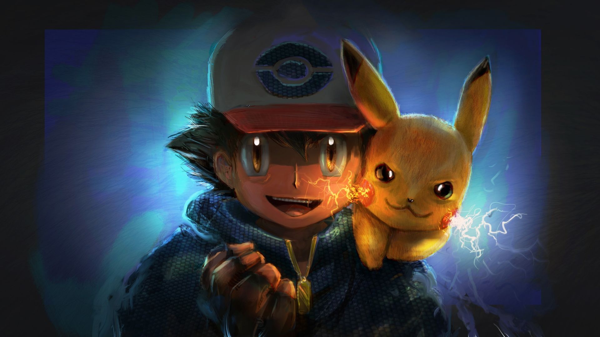 1920x1080 Ash and Pikachu HD Wallpaper Free Ash and Pikachu HD Background, Desktop