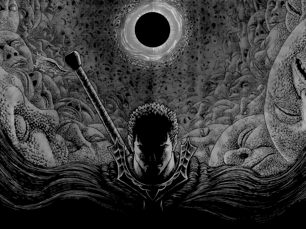 1030x770 Black and white, Berserk, anime boy, warrior wallpaper, 2208x HD image, picture, 01c027a0, Desktop