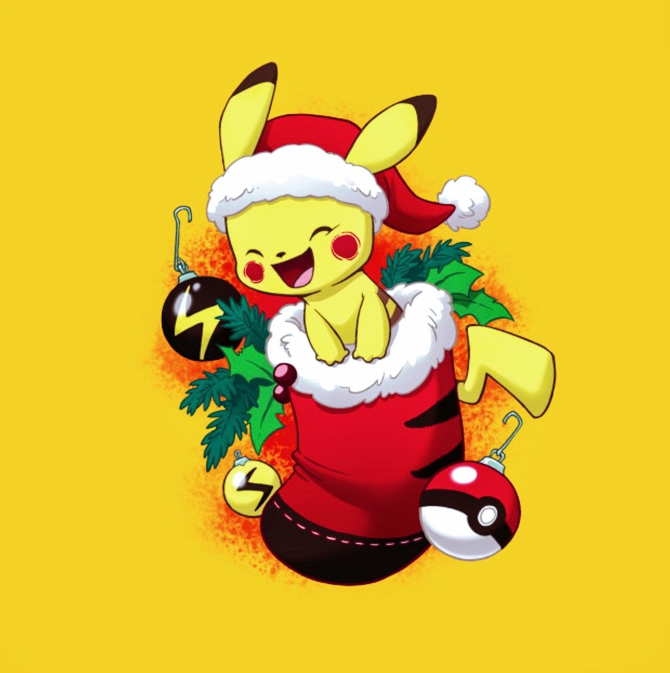 1310x1320 Pikachu Stocking Stuffer, Pokemon Christmas. Christmas pokemon, Cute sketches, Cute pokemon, Phone