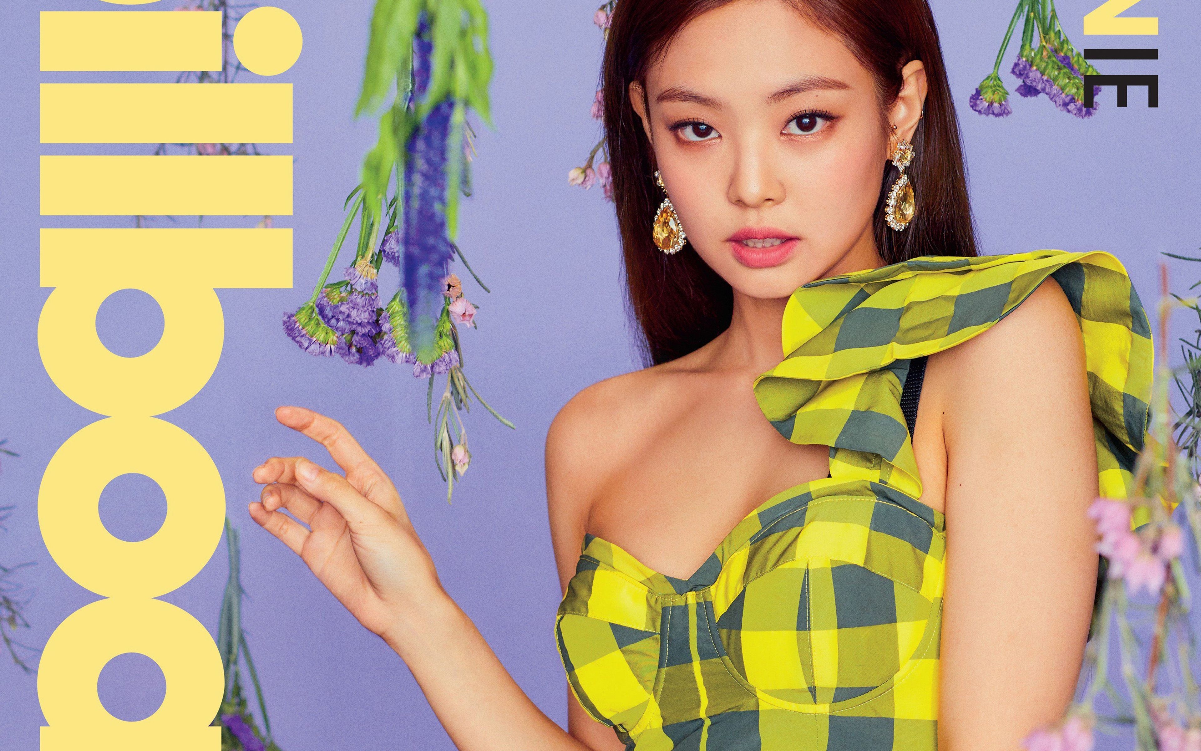 3840x2400 wallpaper for desktop, laptop. jennie girl blackpink flower, Desktop