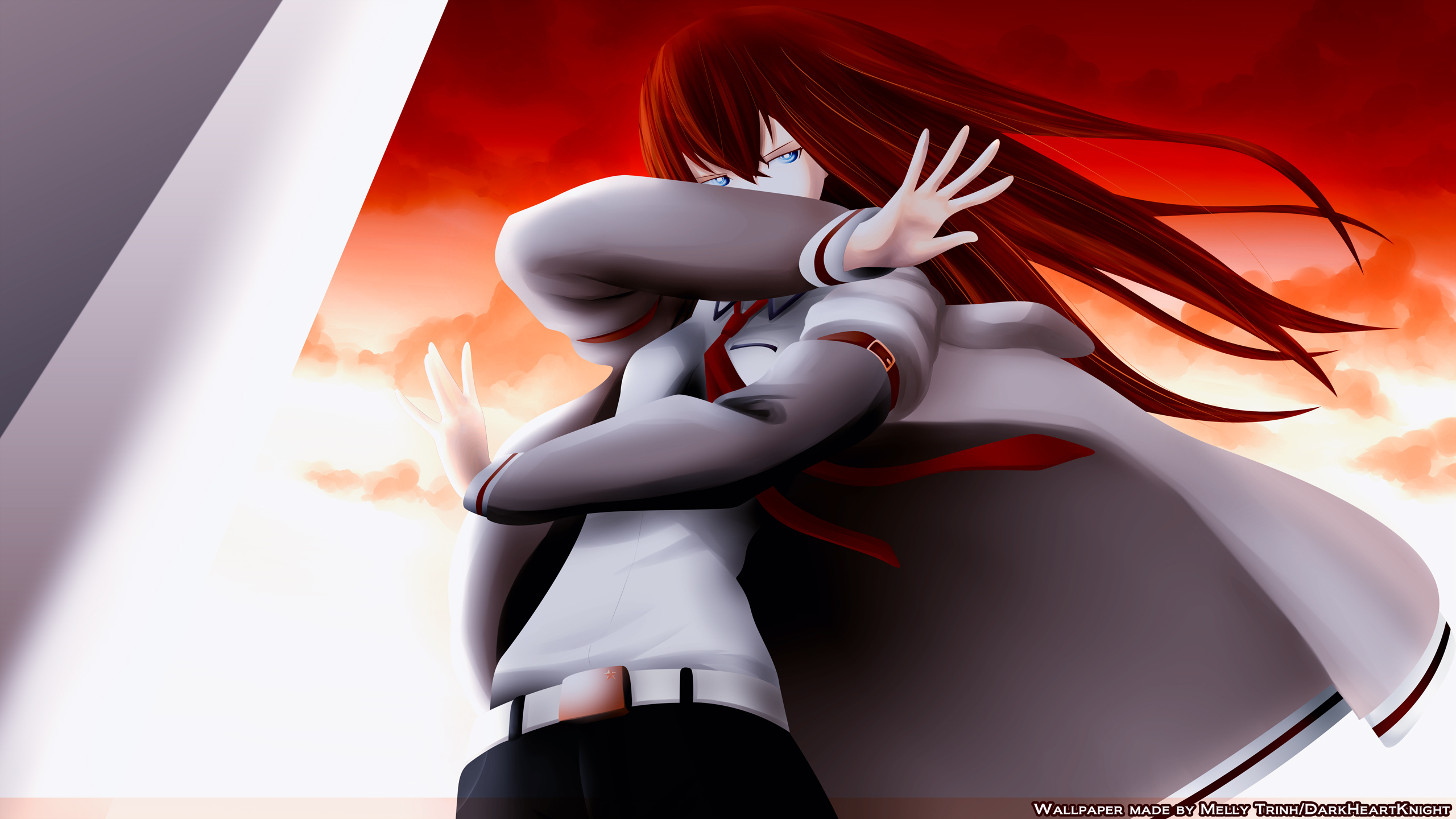 2560x1440 Kurisu Makise and Scan Gallery, Desktop