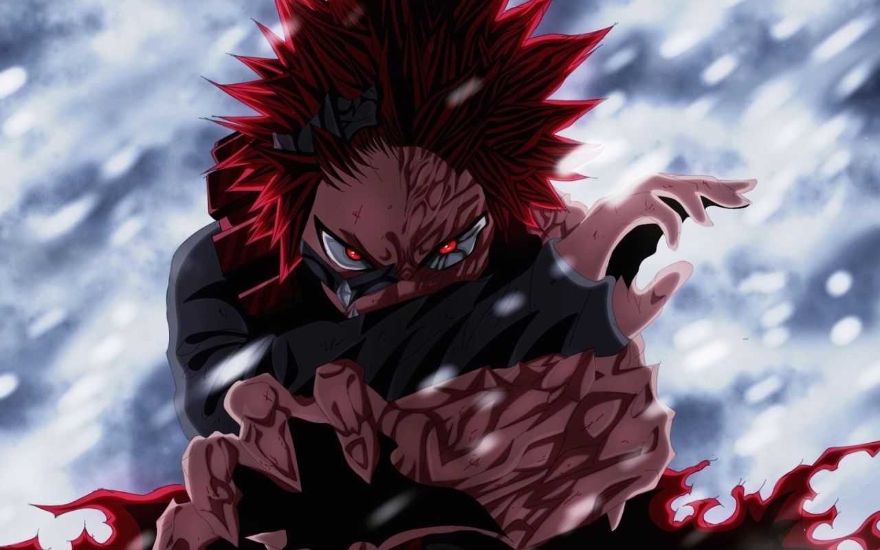 1280x800 Aesthetic PFP Anime Red Riot MHA, Desktop