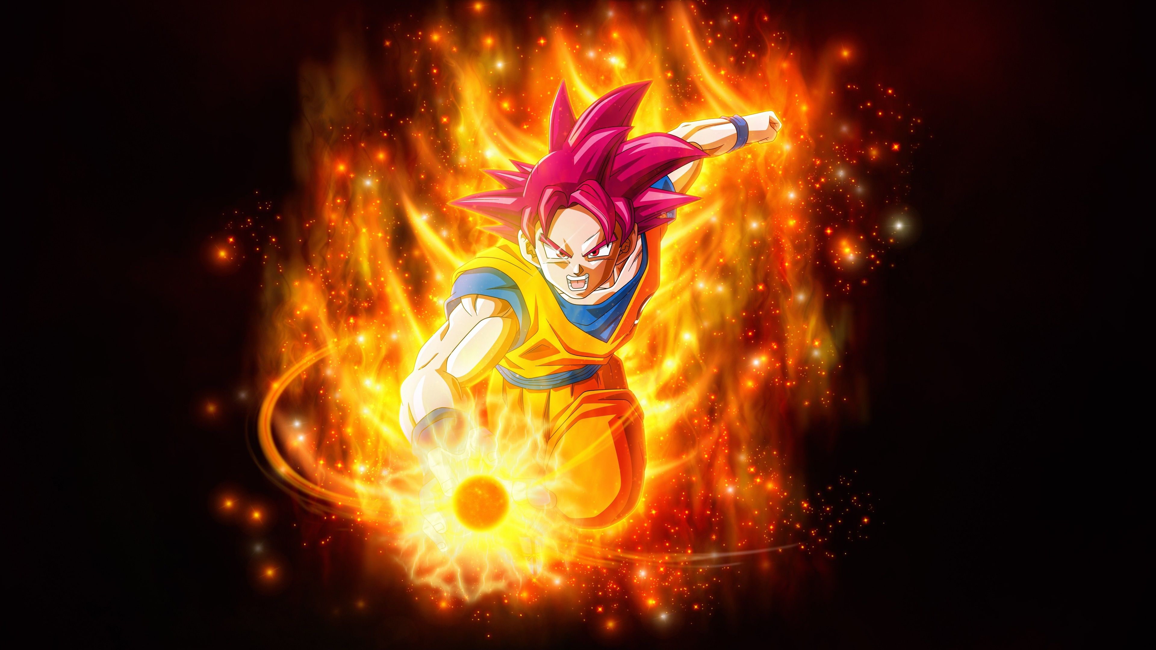 3840x2160 Super Saiyan Goku Dragon Ball Super Super 4K 4K Ultra HD, Desktop