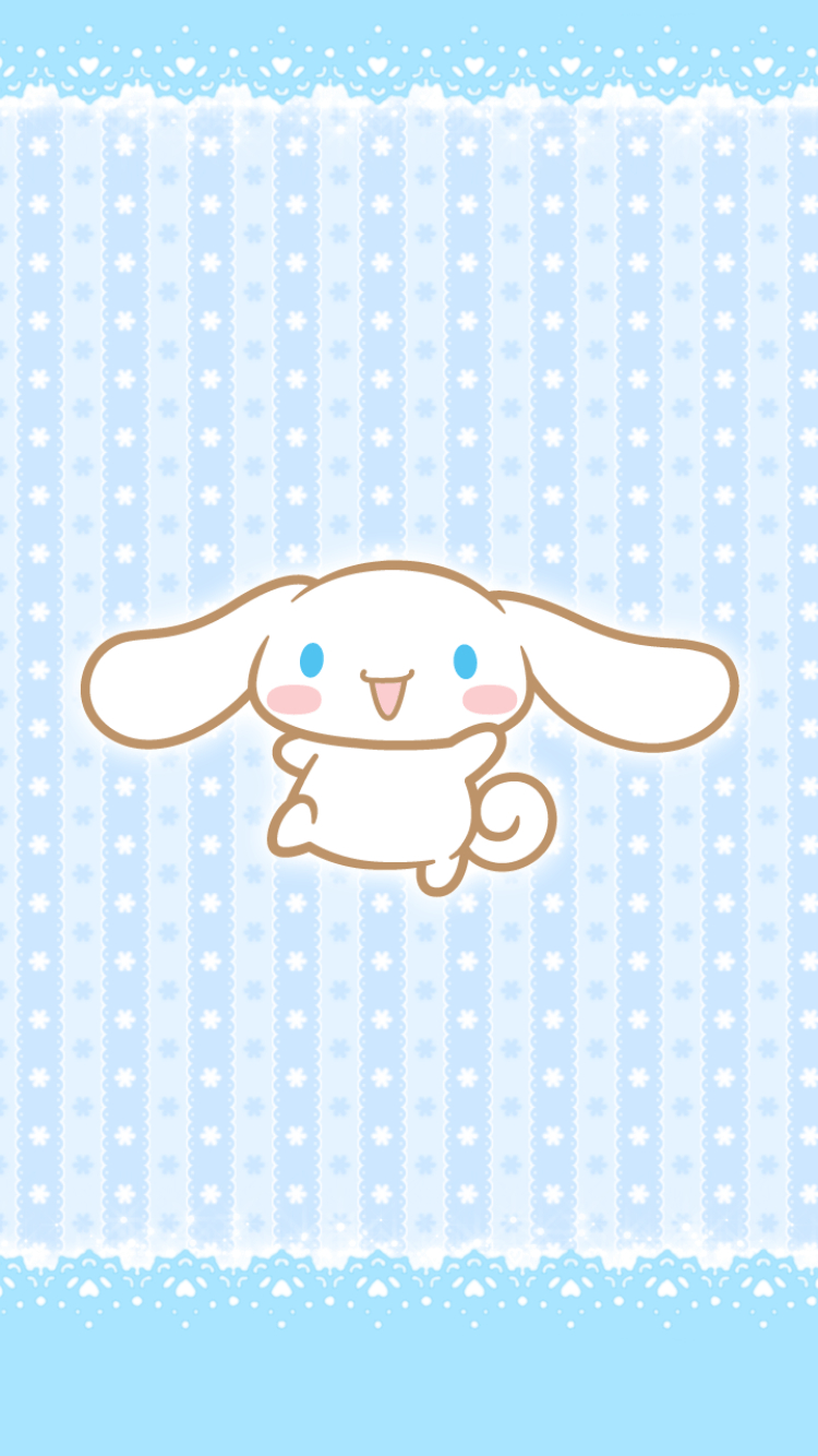 750x1340 Kawaii Blue Wallpaper, Phone