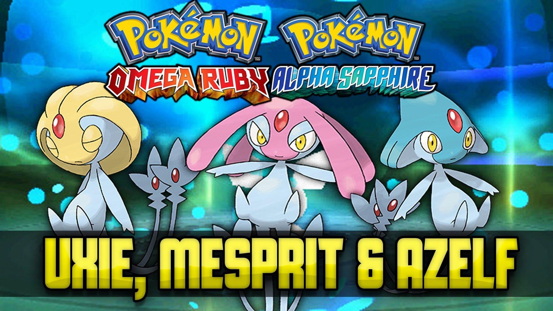 1920x1080 Pokémon Omega Ruby & Alpha Sapphire, Mesprit & Azelf, Desktop