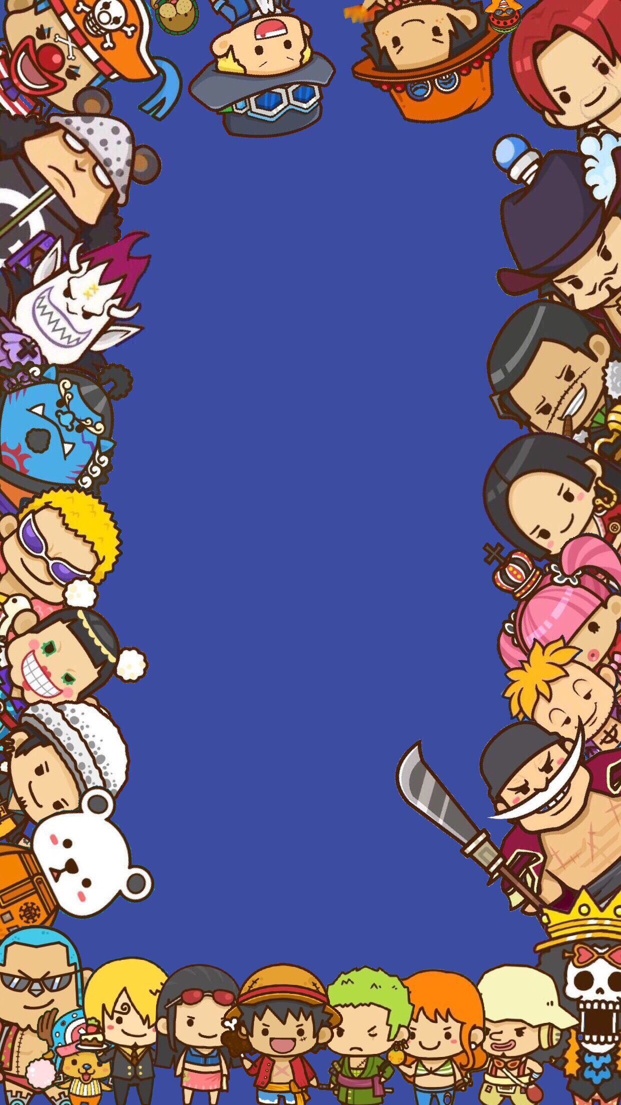 1250x2210 One Piece Minimalist Wallpaper, Phone