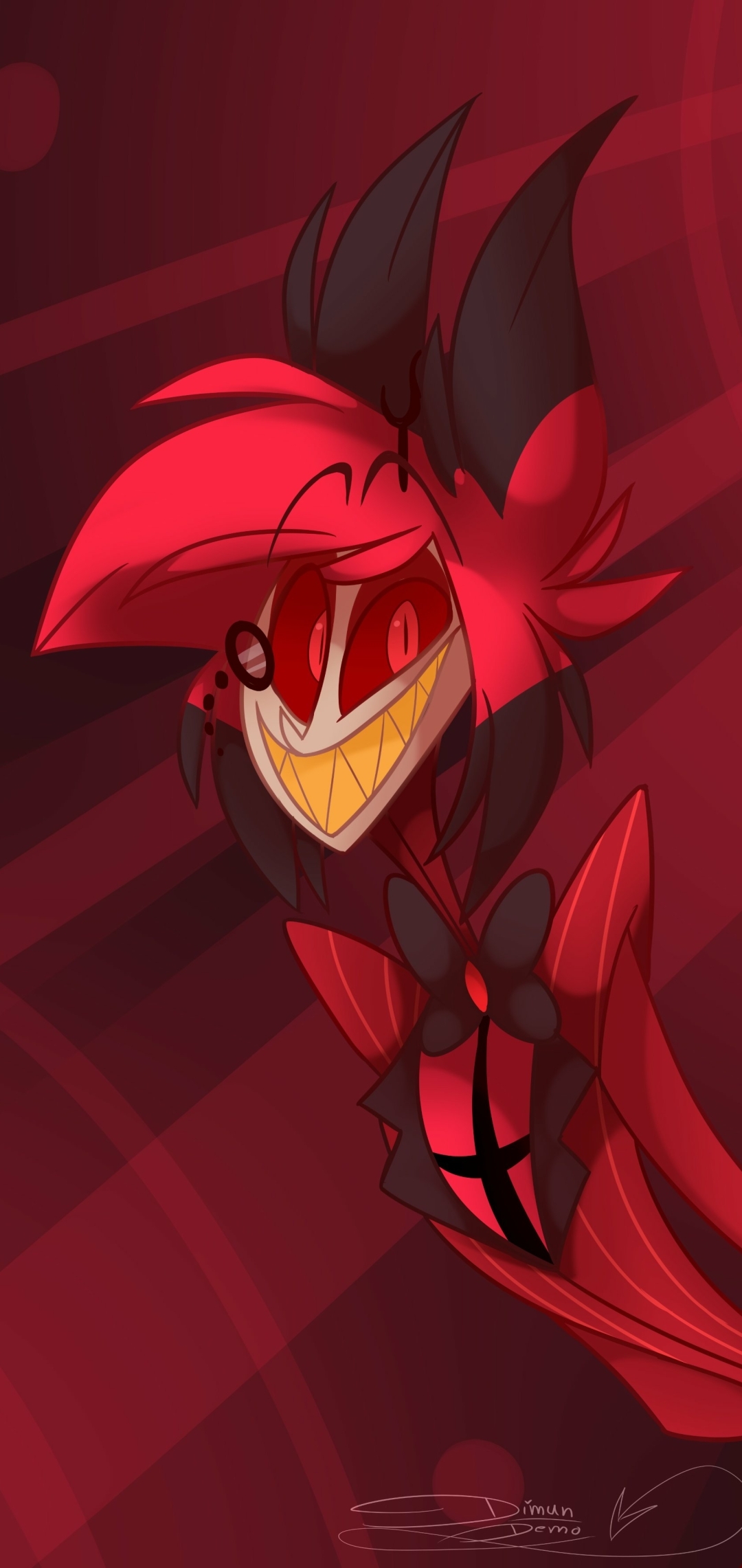 1080x2290 Hazbin Hotel iPhone Wallpaper, Phone