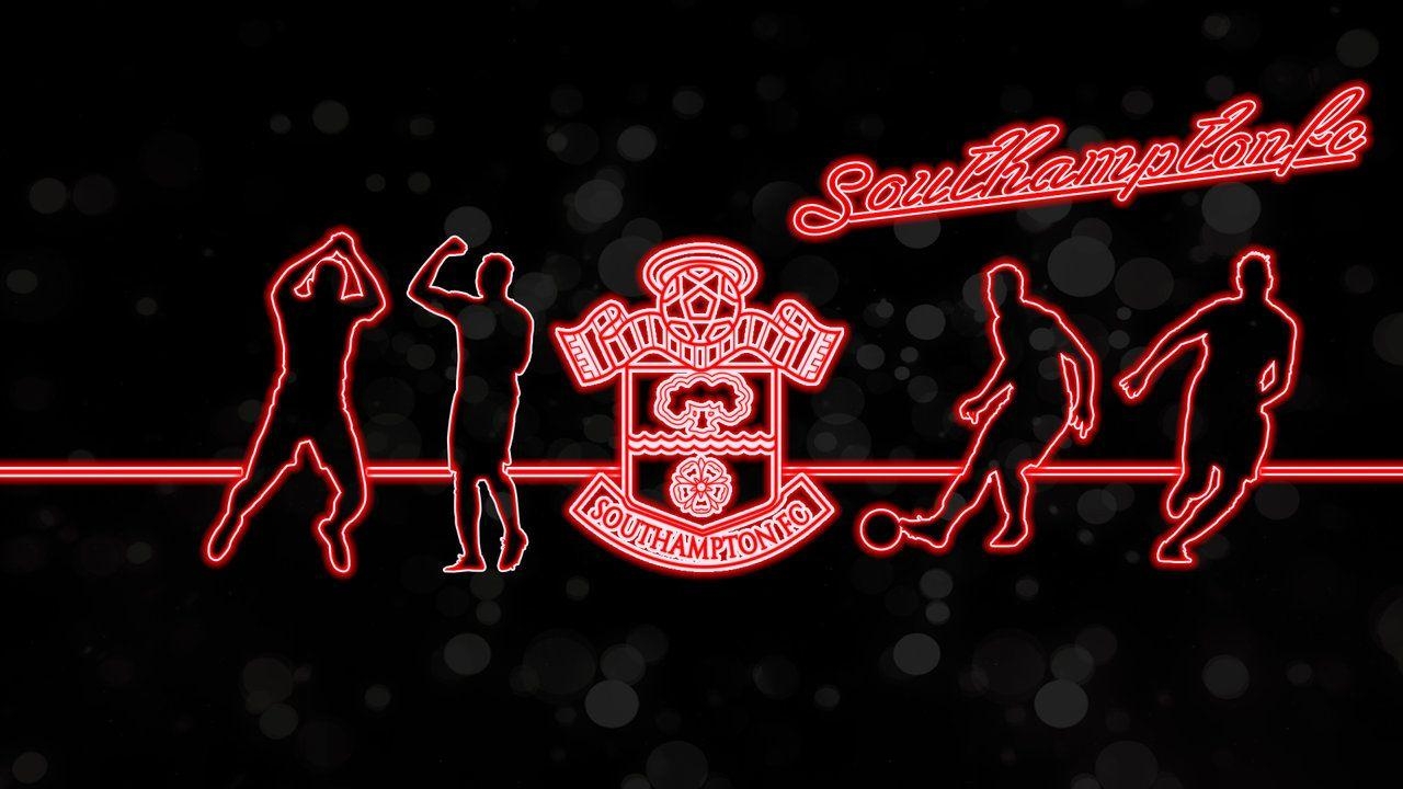 1280x720 Southampton FC Neon Lights Desktop Background, Desktop