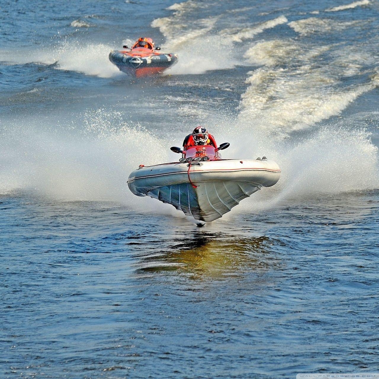 1280x1280 Speed Boat HD desktop wallpaper, High Definition, Fullscreen, Phone