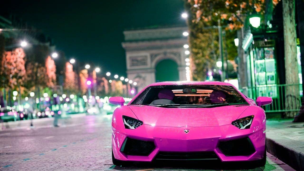 1280x720 Pink And Black Lamborghini Wallpaper 17 HD Wallpaper, Desktop