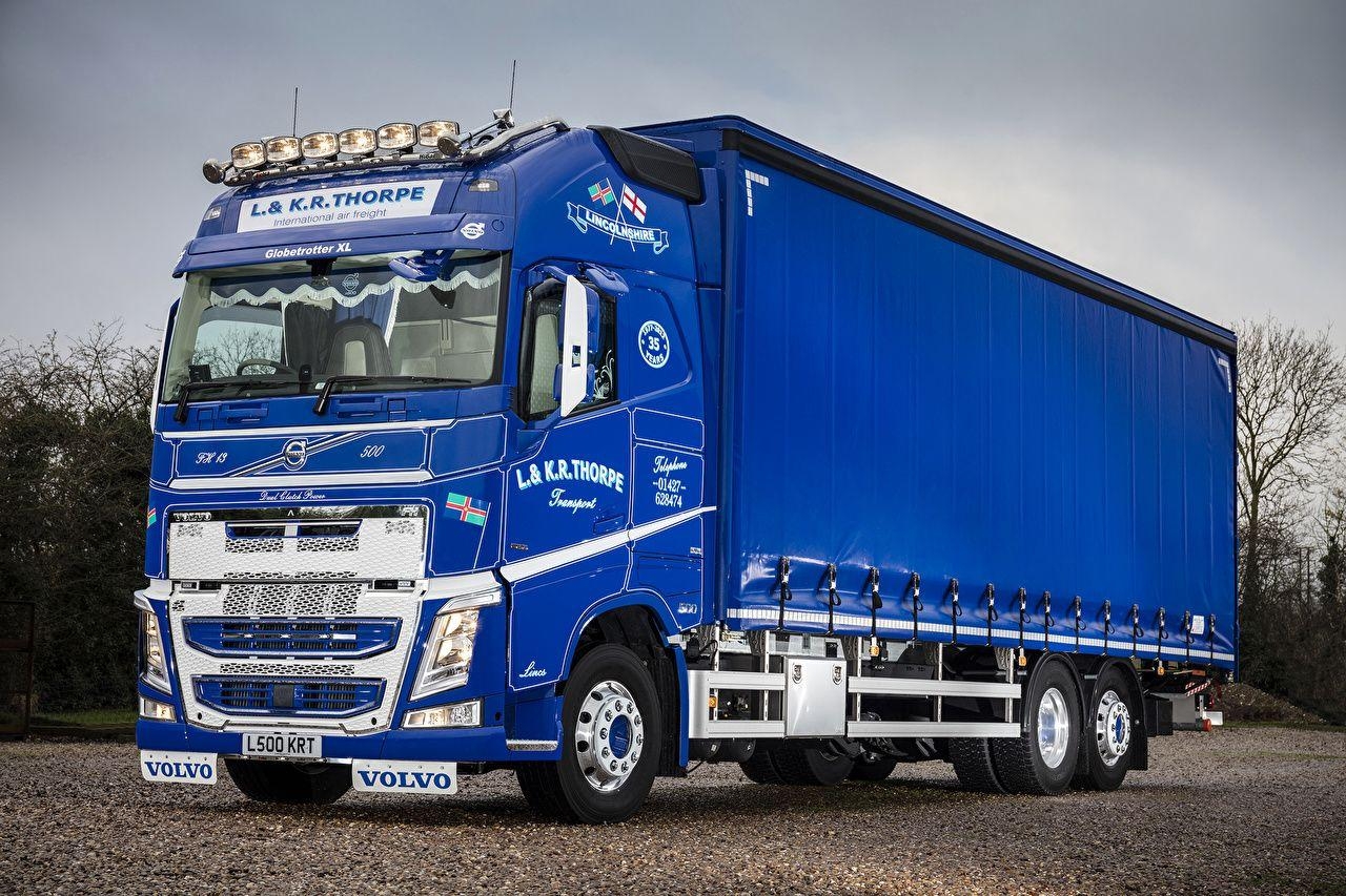 1280x860 Wallpaper Volvo Trucks Blue Cars, Desktop