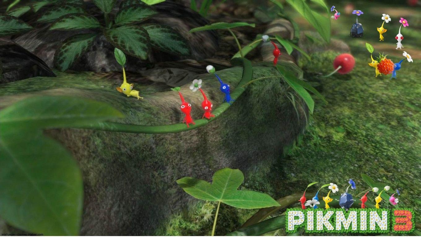 1360x770 I made a Pikmin 3 wallpaper in 1366 x 768, Desktop