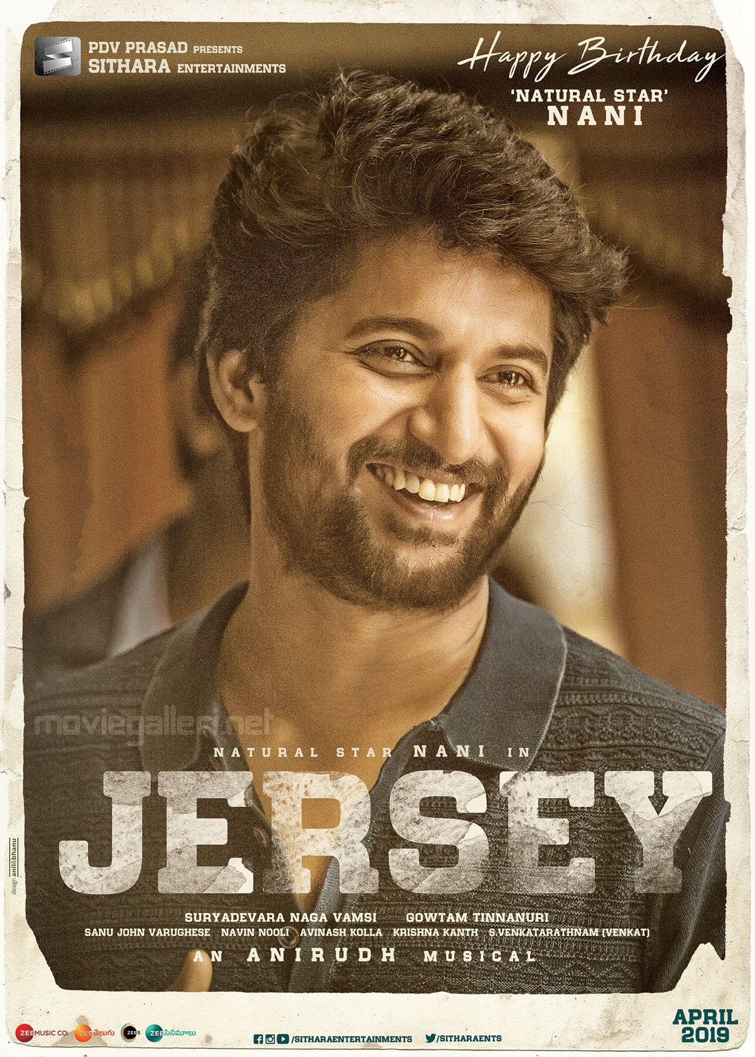 1500x2100 Jersey Movie Nani Birthday Wishes Posters. New Movie Posters, Phone