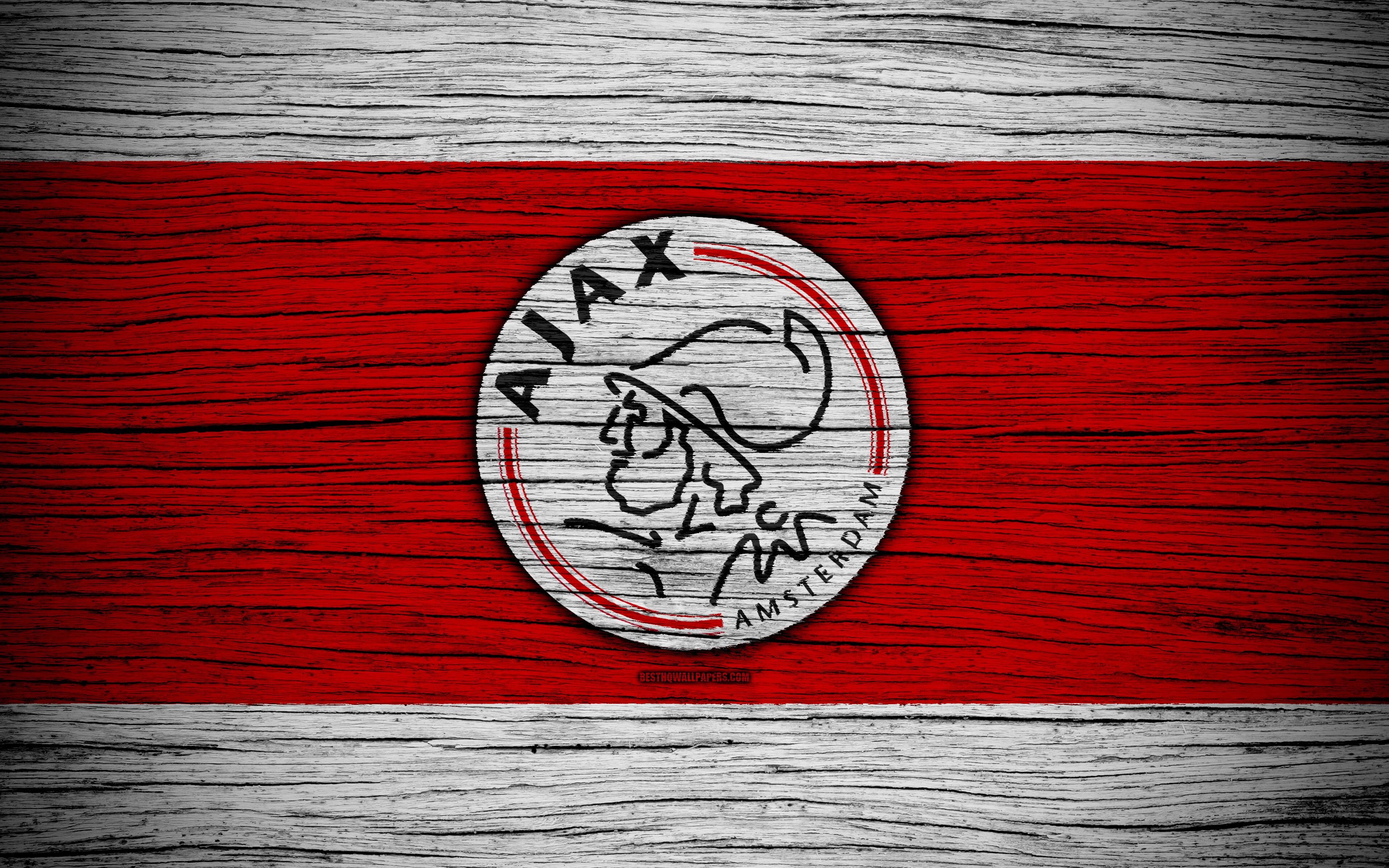 3840x2400 Download wallpaper Ajax FC, 4k, Eredivisie, soccer, Holland, AFC, Desktop