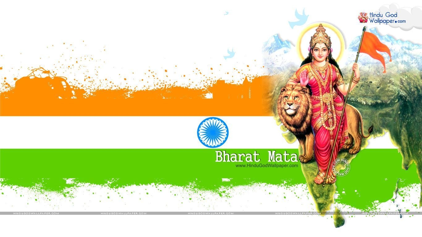 1370x770 Bharat Mata Wallpaper Free Bharat Mata Background, Desktop