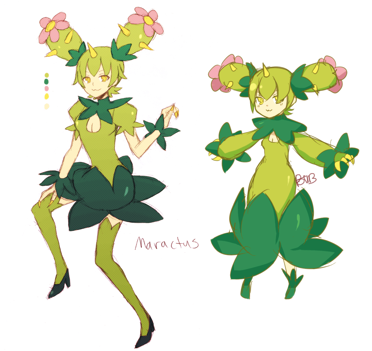 1230x1160 Pokemon Maractus - named her Mary Kay after the line of cosmetics, Desktop