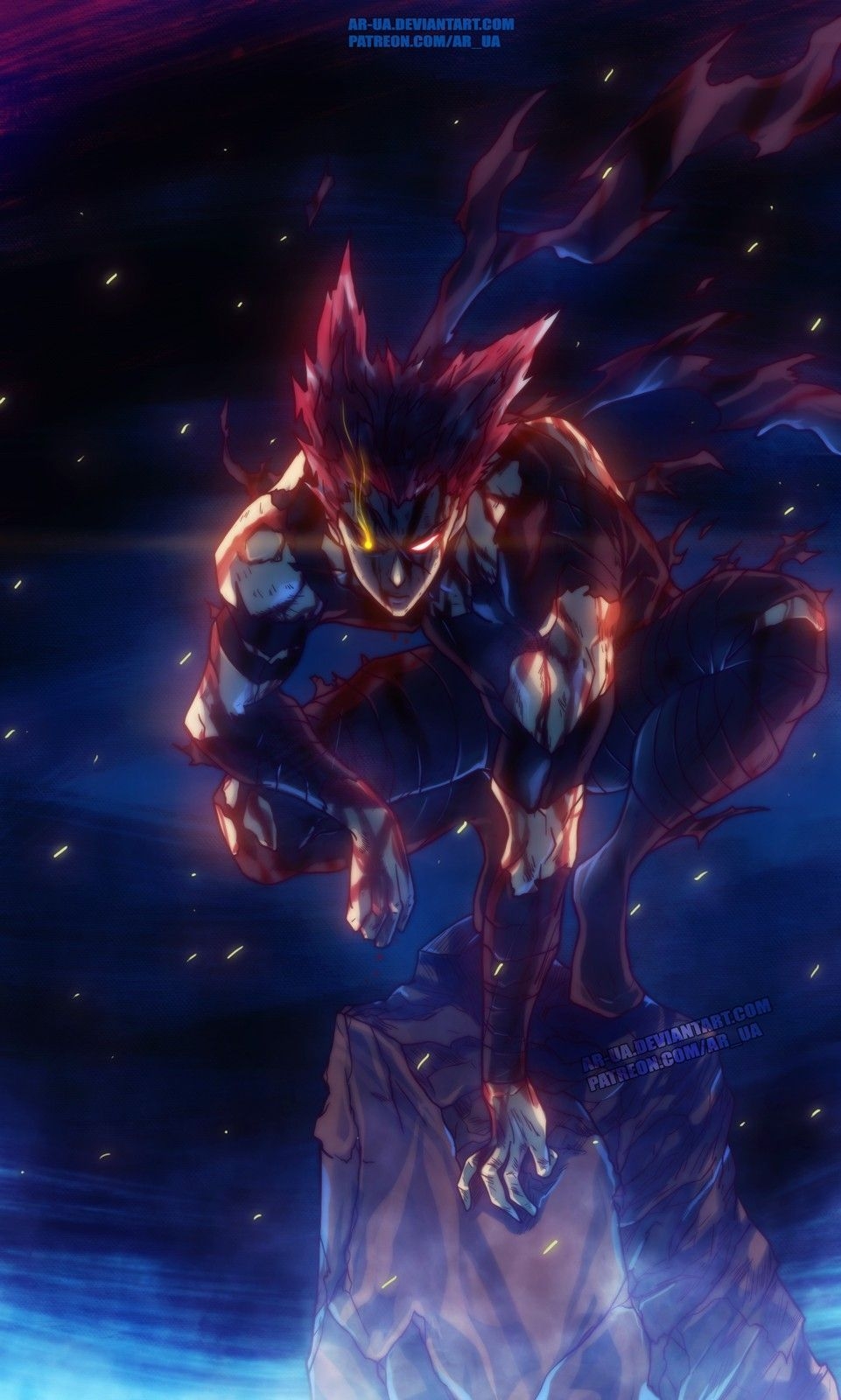 970x1600 Bloodied Garou OPM. One punch man anime, One punch man manga, One punch man, Phone