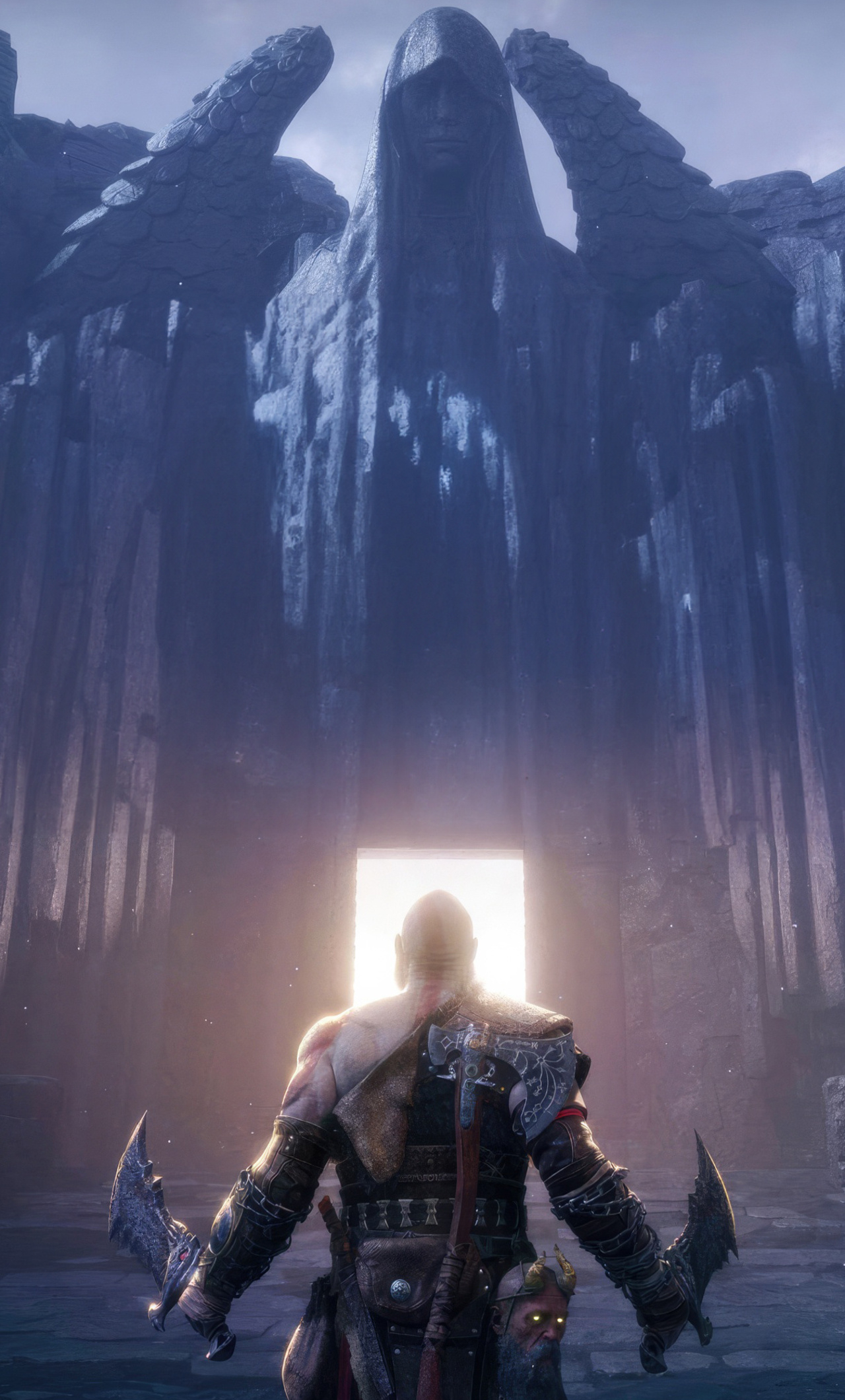 1280x2120 God Of War Ragnarok Valhalla Dlc iPhone, Phone