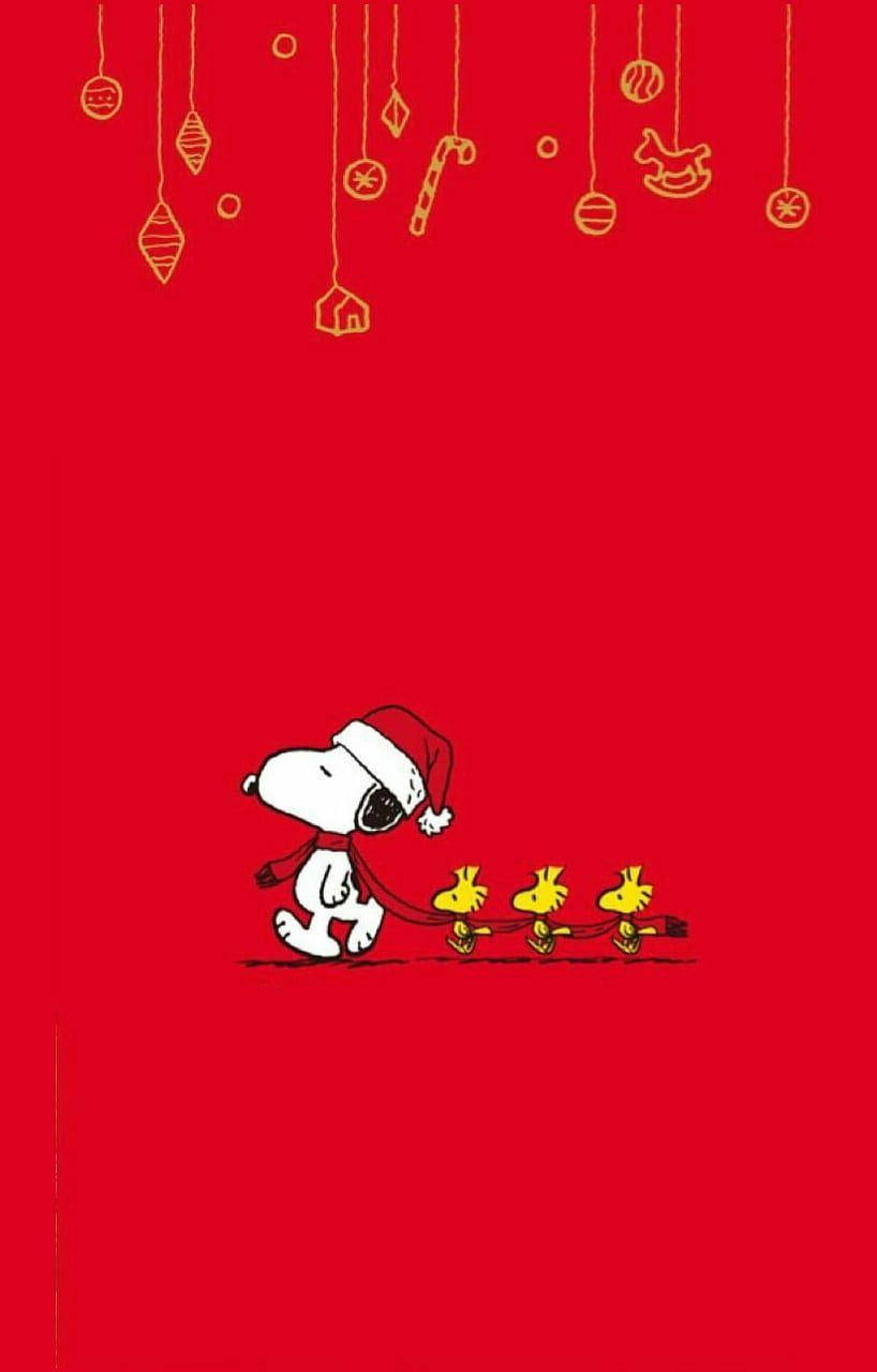 820x1280 Free Snoopy Christmas HD Wallpaper, Phone