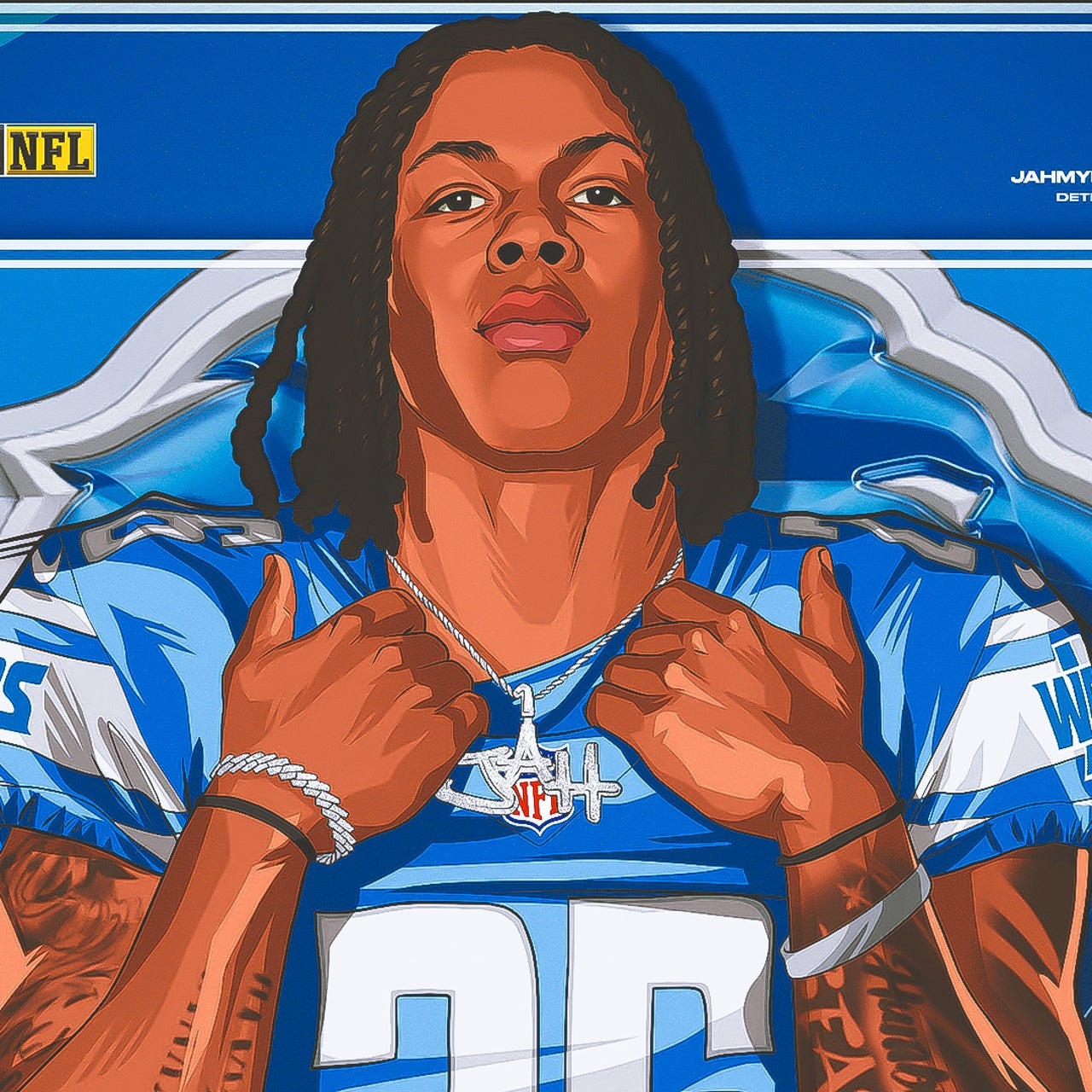 1280x1280 Lions rookie Jahmyr Gibbs is becoming the player Detroit dreamed he could be, Phone