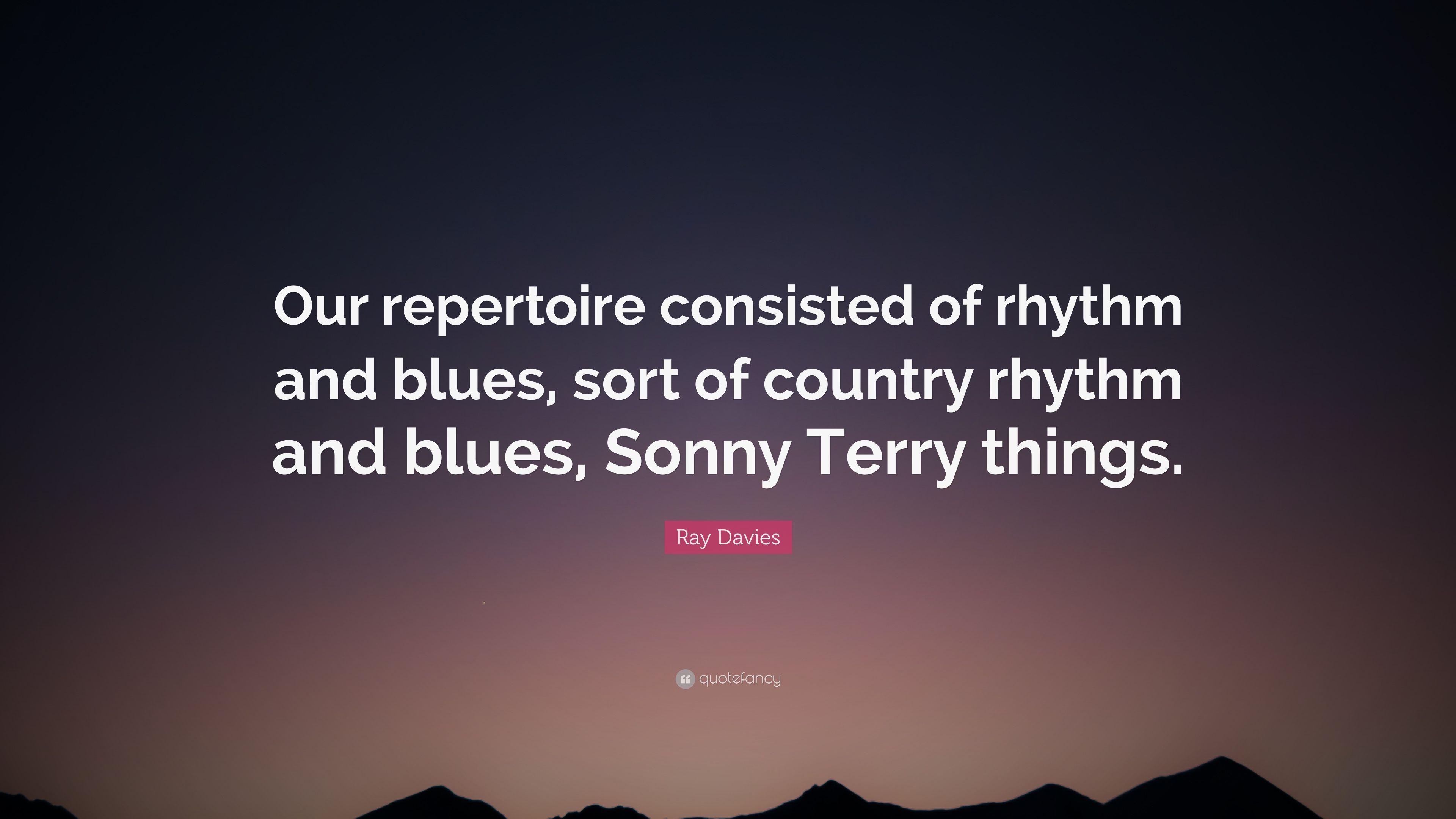 3840x2160 Ray Davies Quote: “Our repertoire consisted of rhythm and blues, Desktop