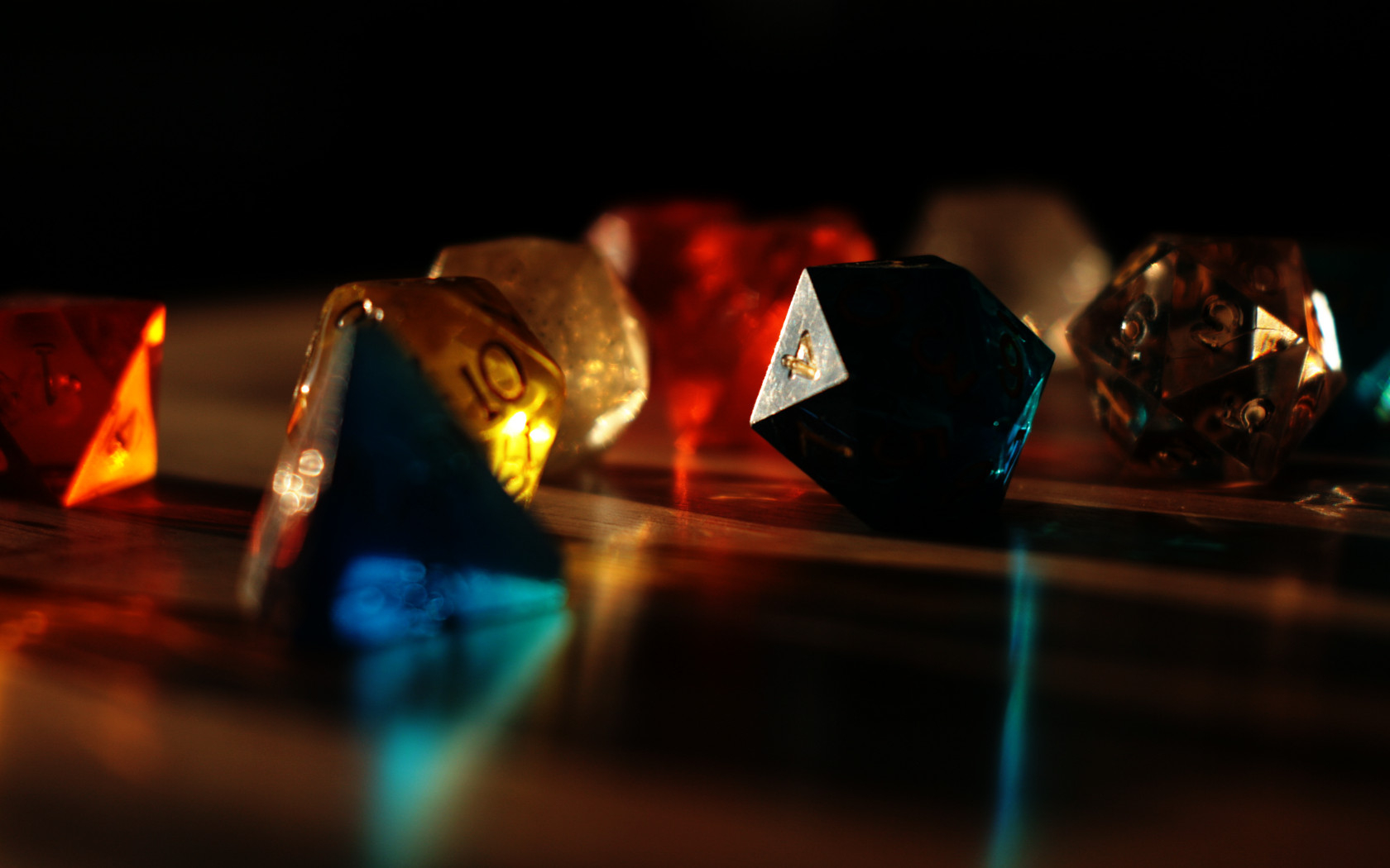 1680x1050 RPG Dice Wallpaper, Desktop