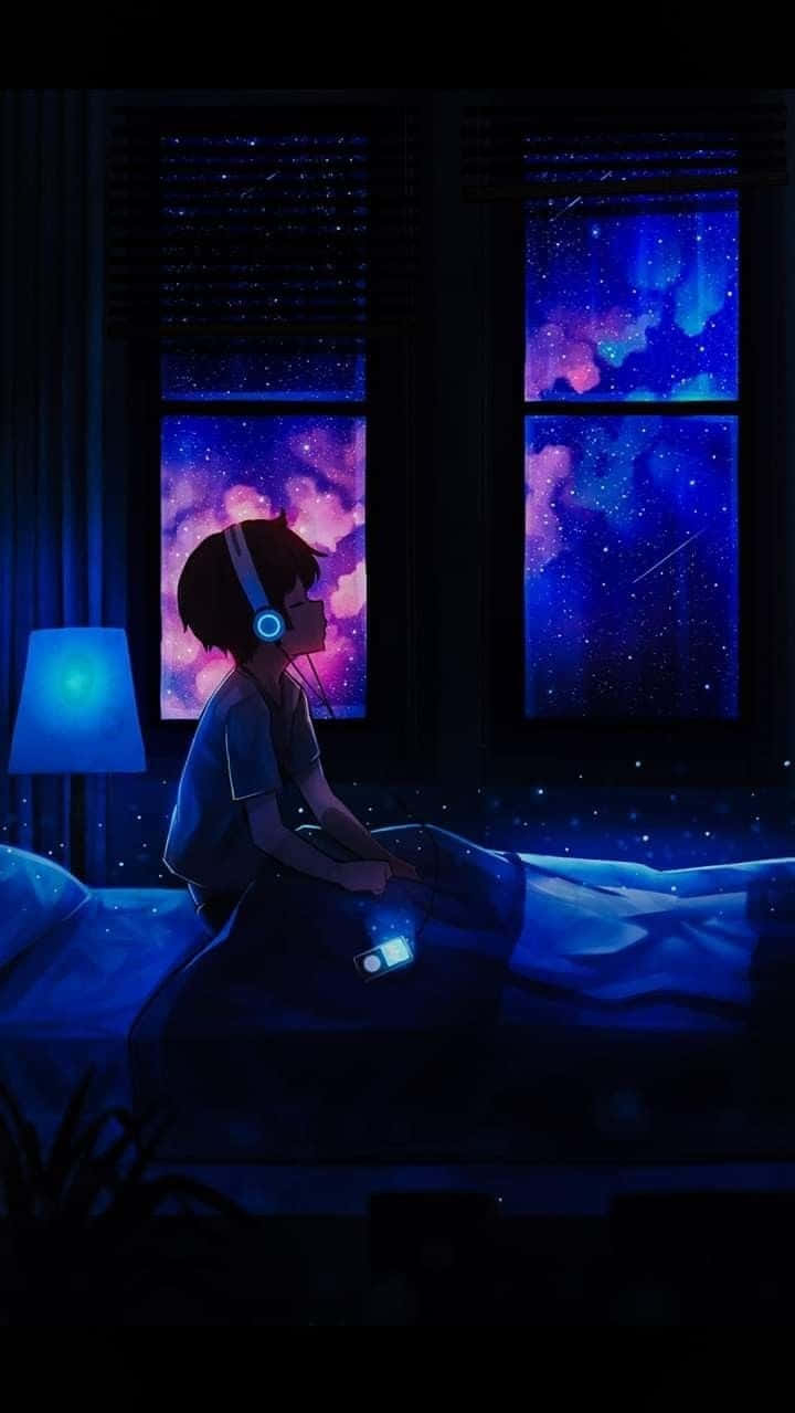 720x1280 Download Boy Listening To Music Lofi Anime Wallpaper, Phone