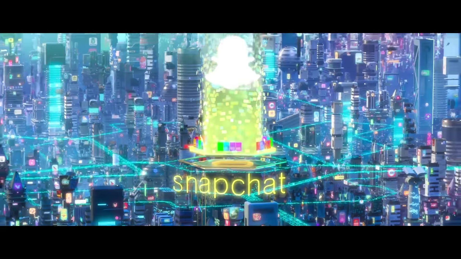 1920x1080 Snapchat In Ralph Breaks The Internet: Wreck It Ralph 2 2018, Desktop