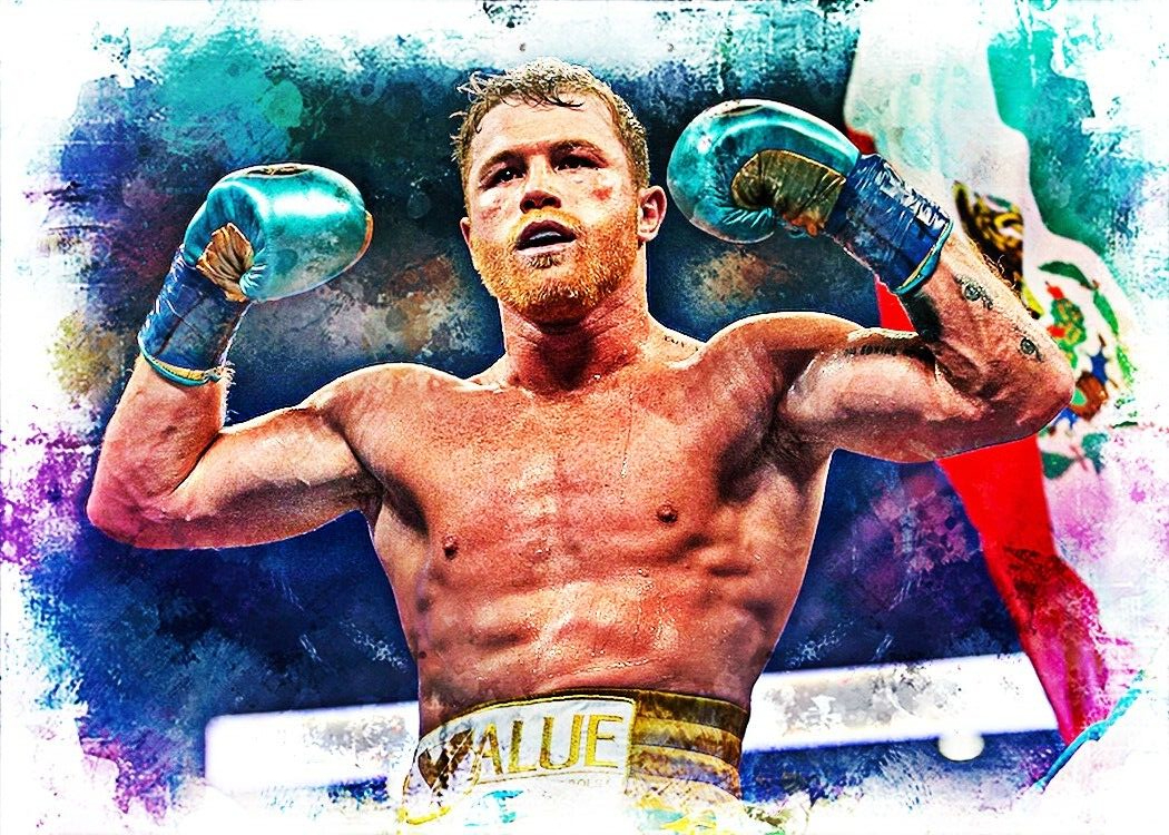 1050x750 Canelo Alvarez Professional Boxing 2 5 ACEO Fine Art Print Card By:Q Pose 3, Desktop