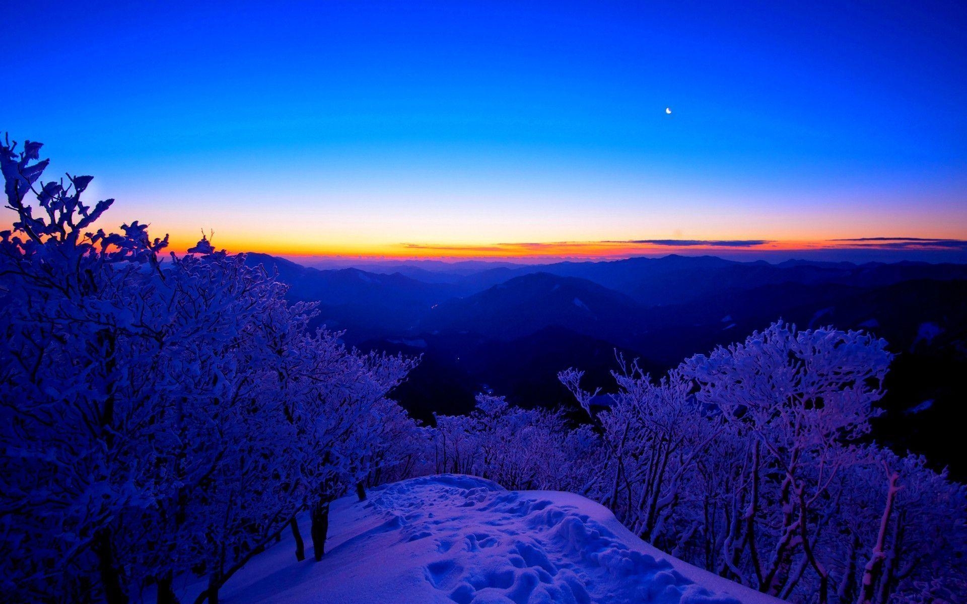 1920x1200 Winter Sunset Wallpaper, Winter Sunset Wallpaper Widewallpaper, Desktop