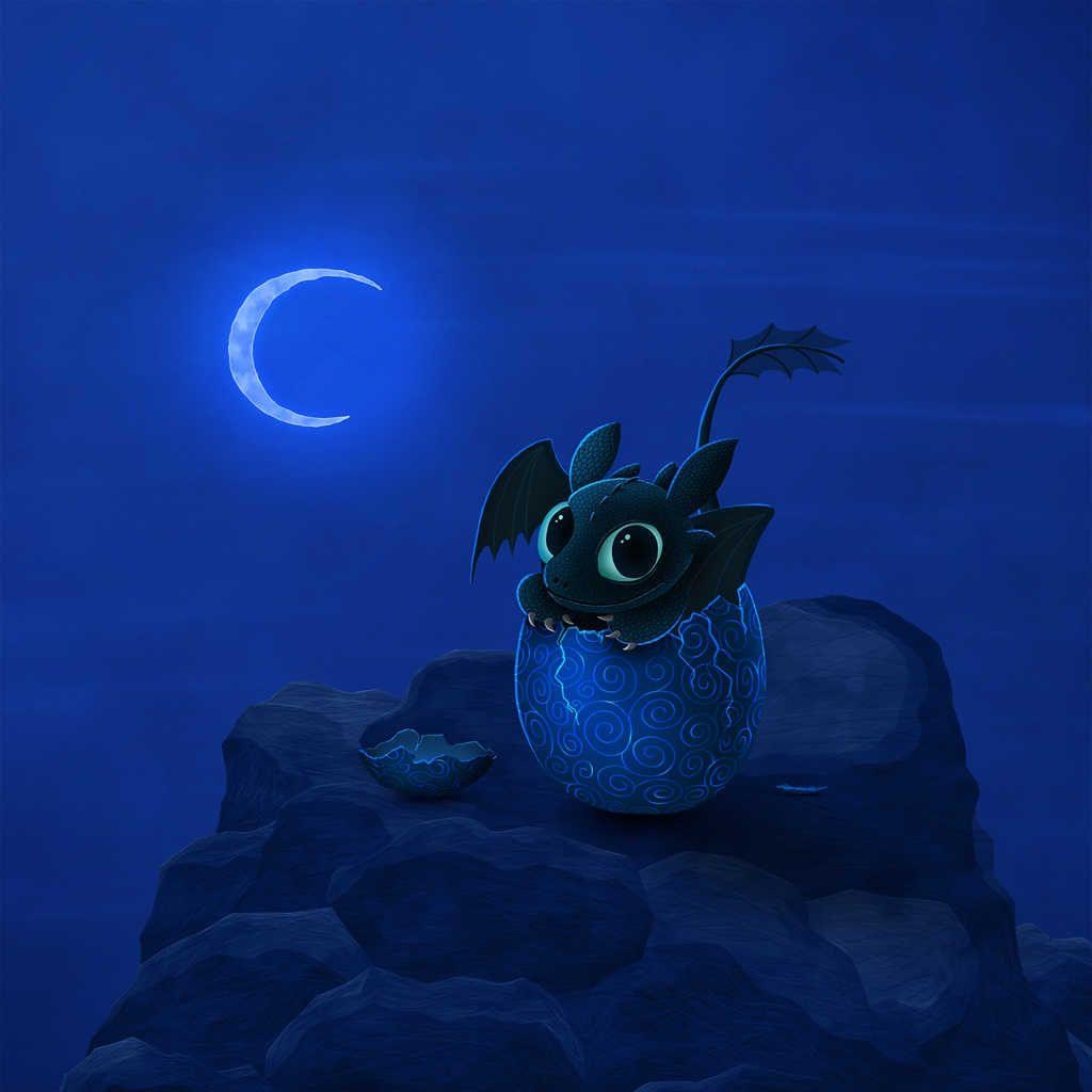 1030x1030 How To Train Your Dragon: The Birth Of The Night Fury · Vladstudio, Phone