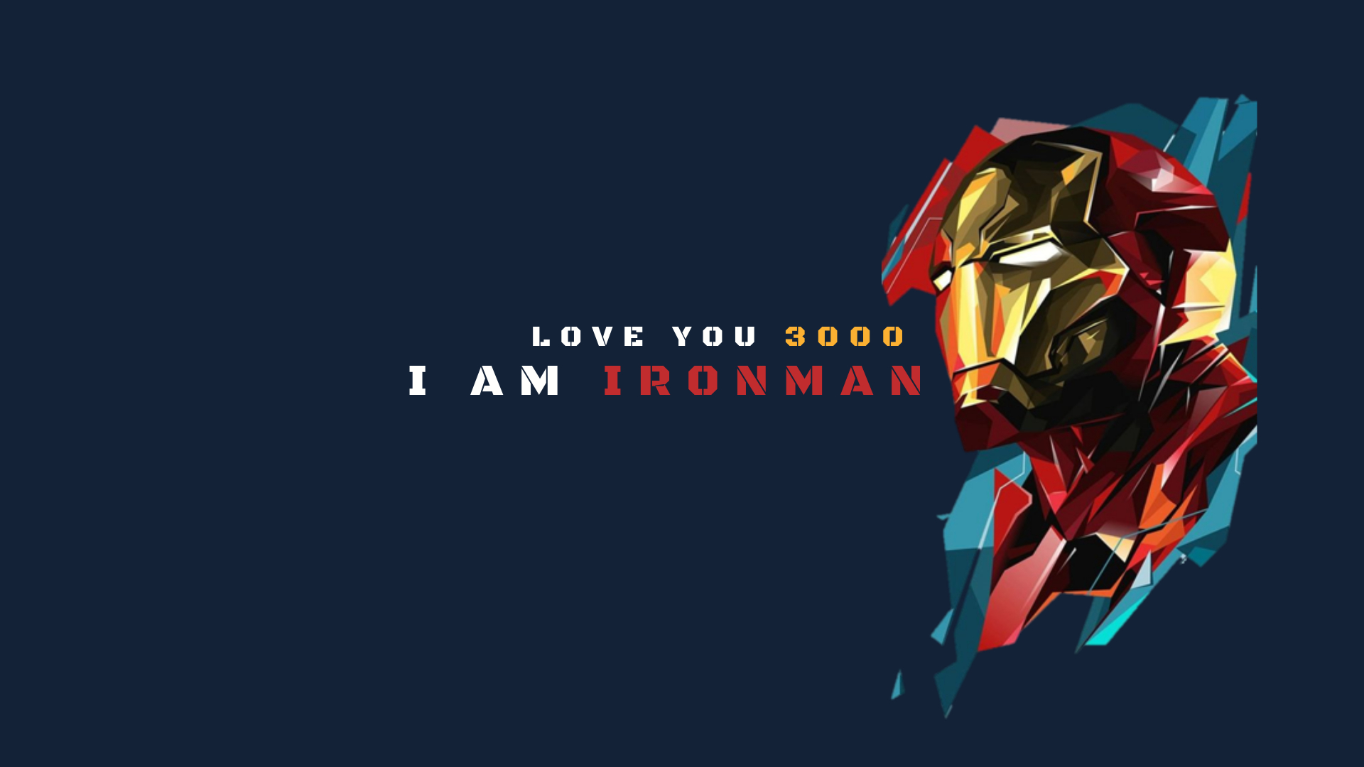 1920x1080 Love you 3000 (1920 x 1080). Tony stark wallpaper, Avengers wallpaper, Marvel wallpaper, Desktop