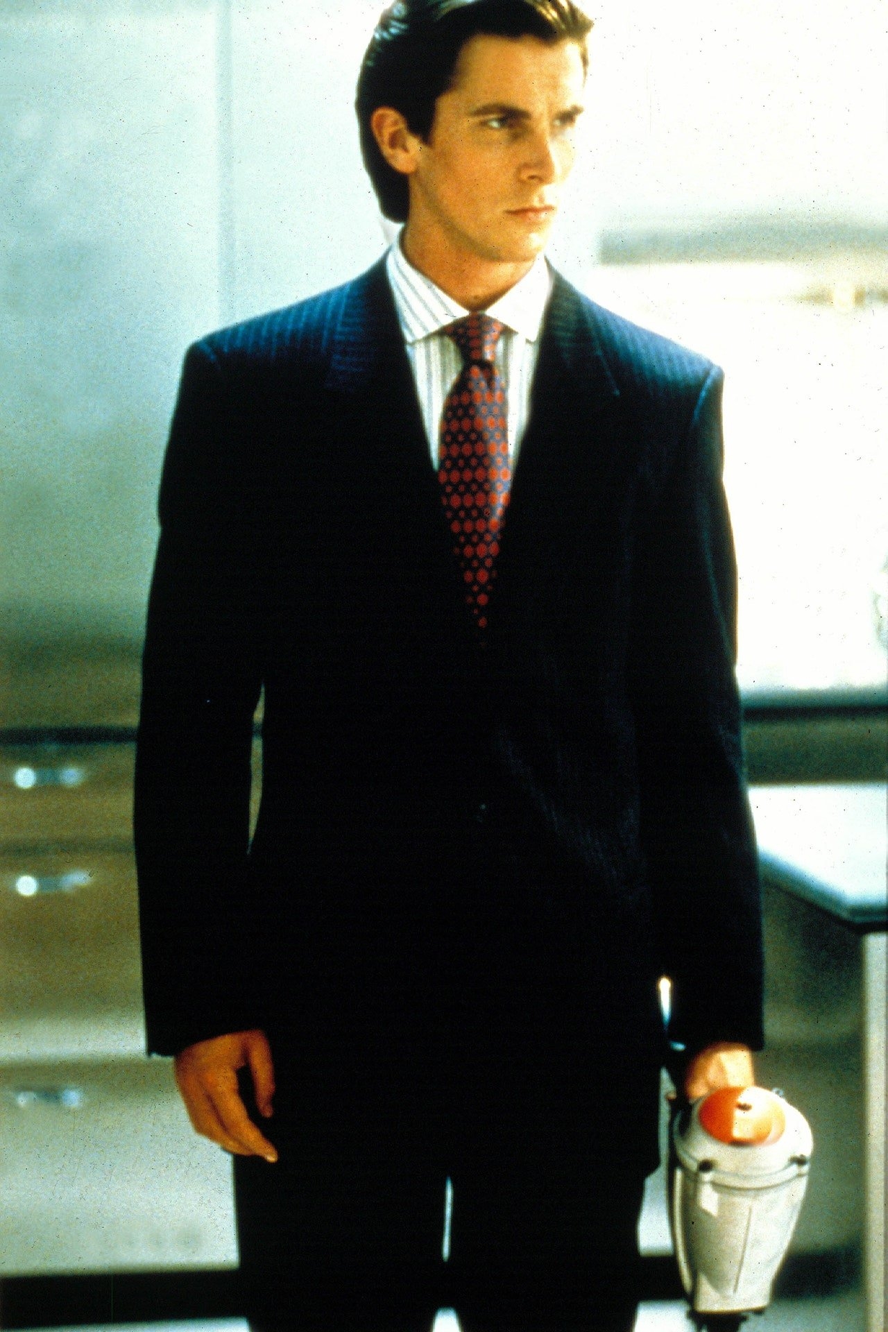 1280x1920 American Psycho's Patrick Bateman nailed 1980s businessman style, Phone