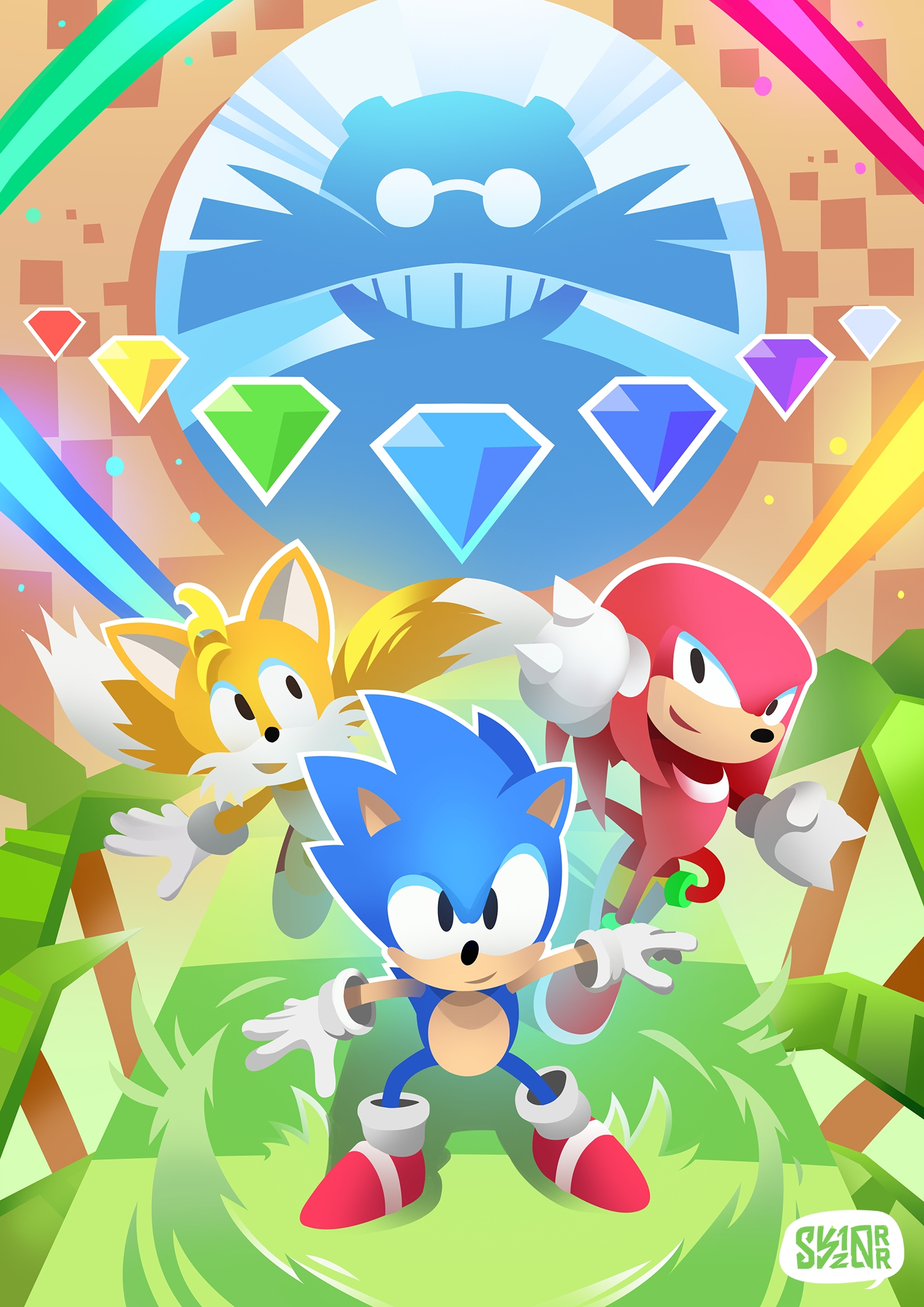 1500x2130 Sonic Rider Wallpaper, Phone