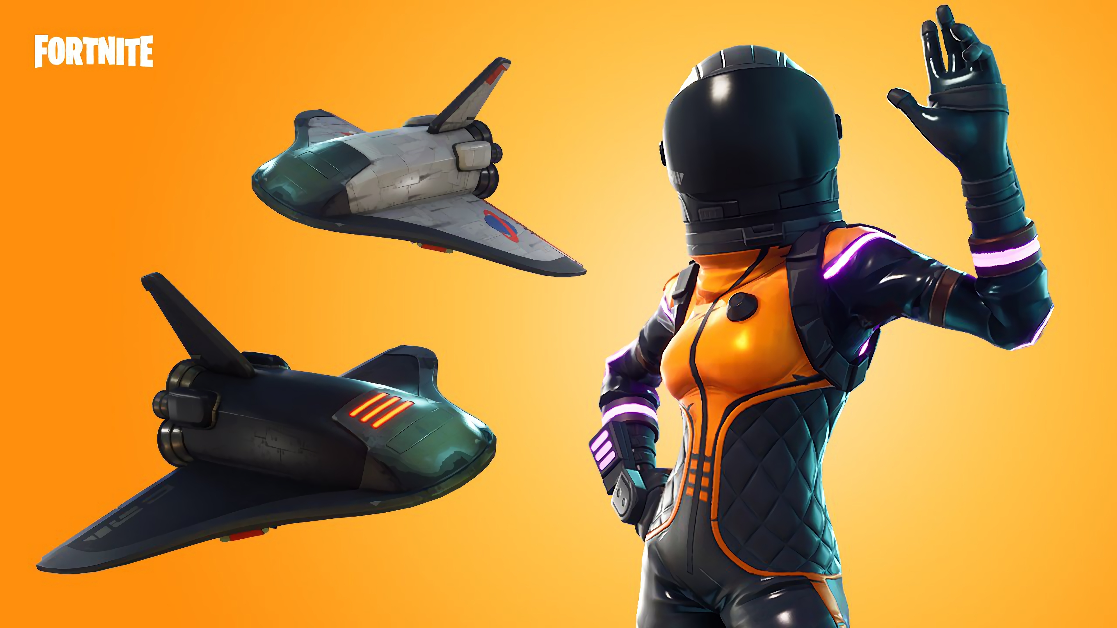 3840x2160 Dark Vanguard Fortnite Battle Royale 4k Wallpaper Skin, Desktop