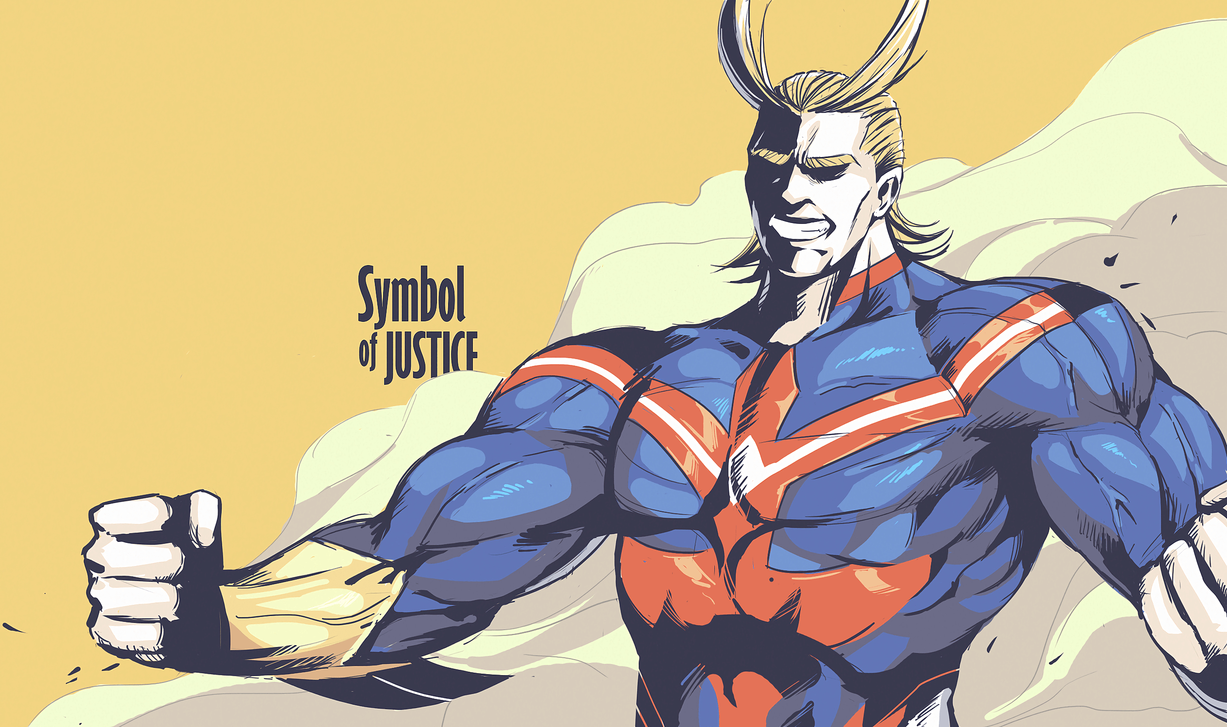 2530x1500 Anime Boku No Hero Academia All Might Wallpaper. Boku no Hero, Desktop