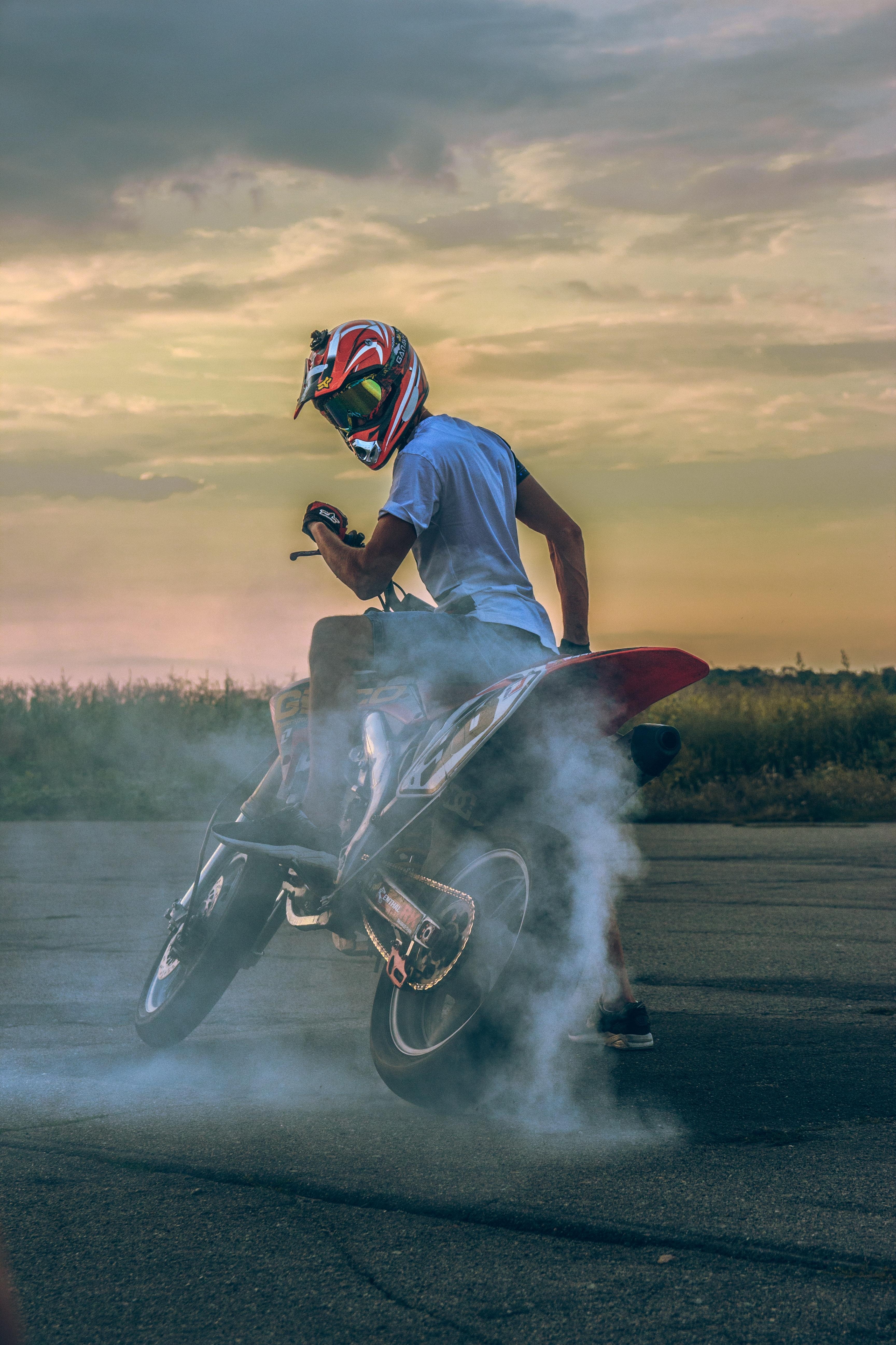 3460x5190 Photo of Man Riding Motorcycle · Free, Phone