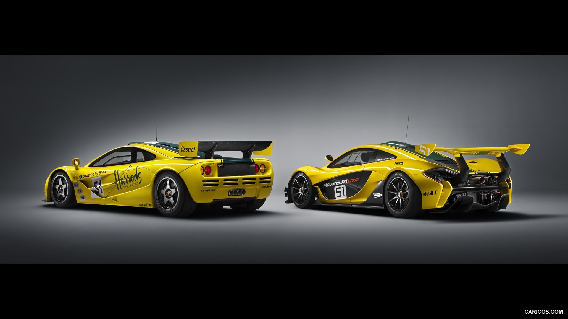 1920x1080 McLaren P1 GTR and McLaren F1 GTR. HD Wallpaper, Desktop