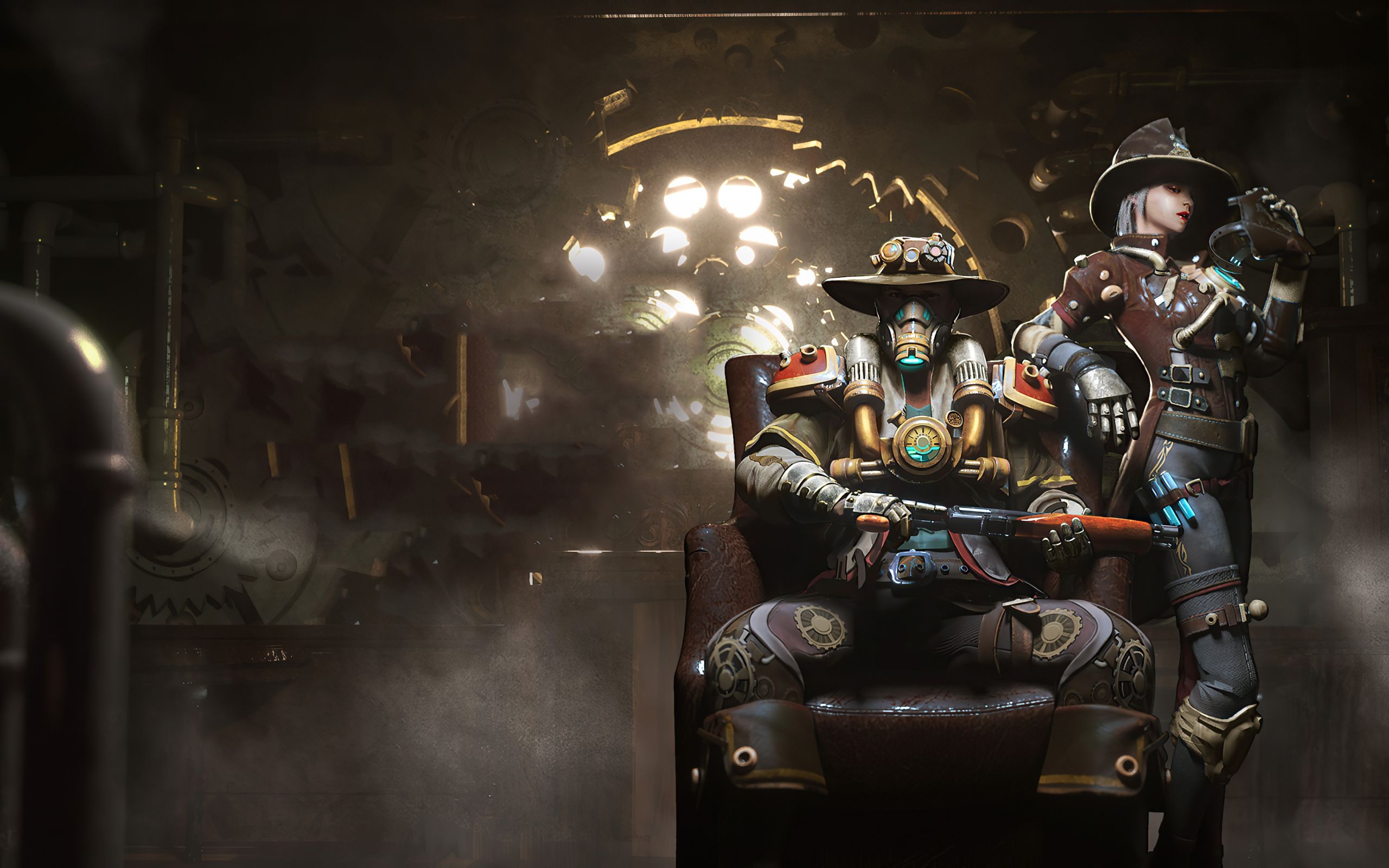 2560x1600 Desktop Wallpaper Steampunk Skin, Garena Free Fire, HD Image, Picture, Background, 89fab7, Desktop